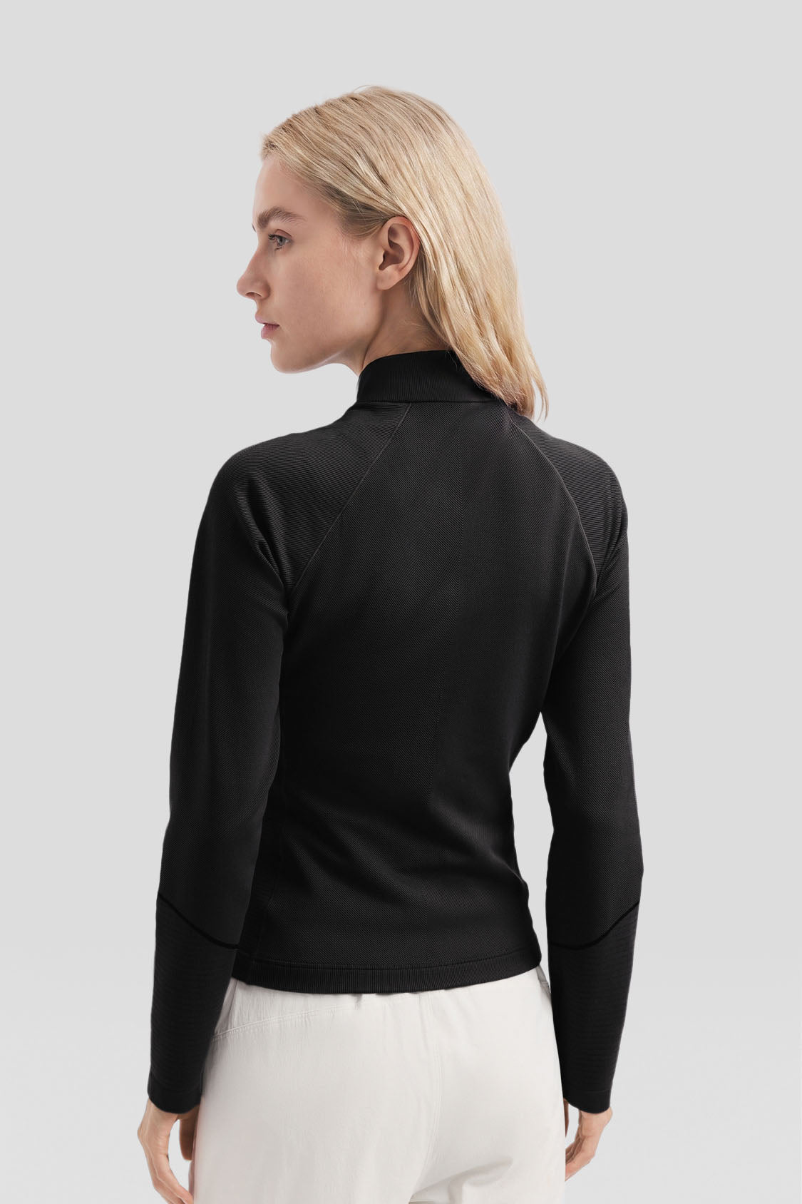 FullZipDry – Damen schnell trocknendes Shaping-Top mit durchgehendem Reißverschluss