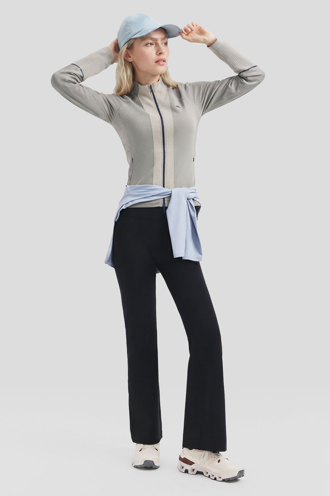 FullZipDry – Damen schnell trocknendes Shaping-Top mit durchgehendem Reißverschluss