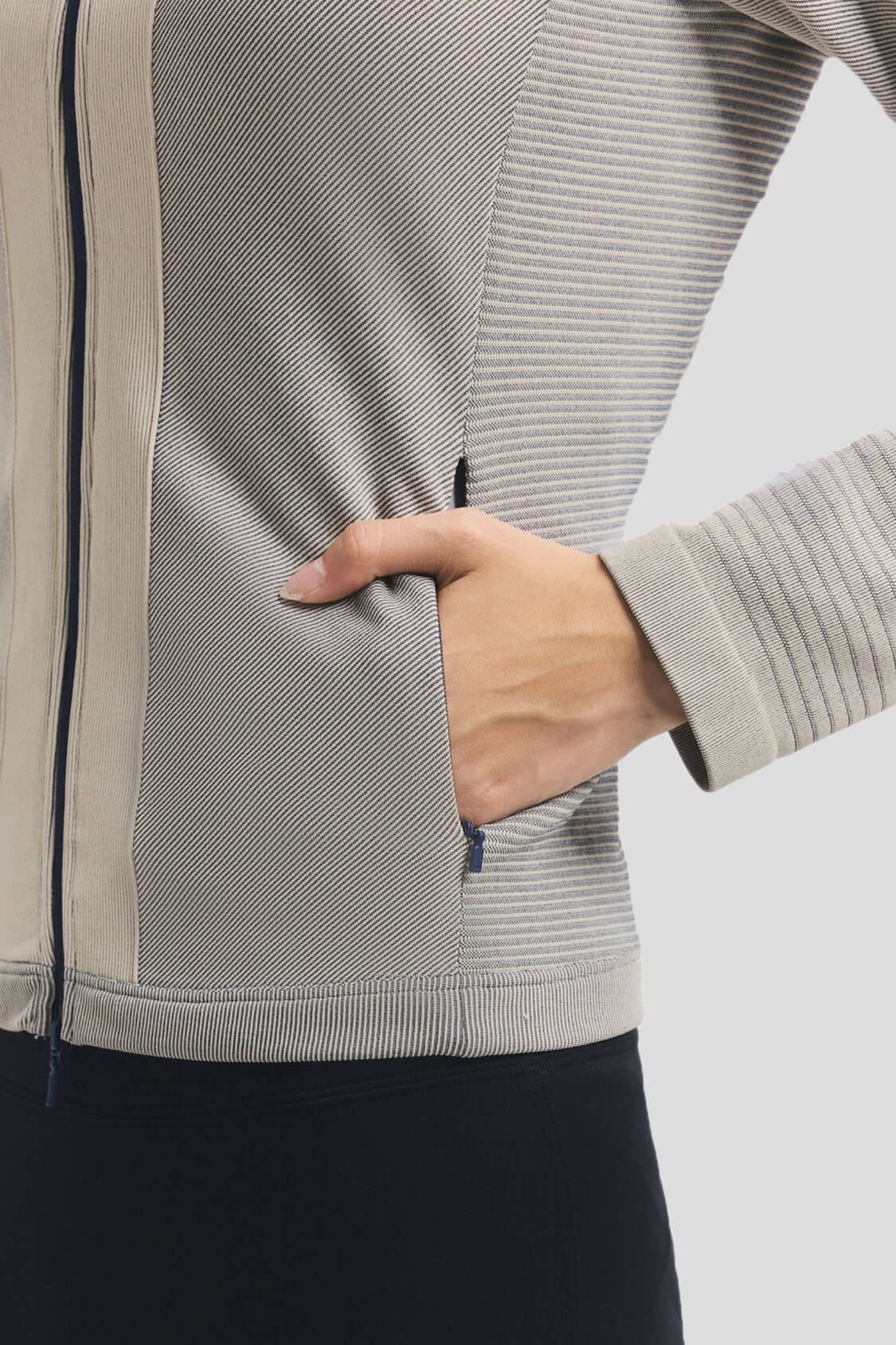 FullZipDry – Damen schnell trocknendes Shaping-Top mit durchgehendem Reißverschluss