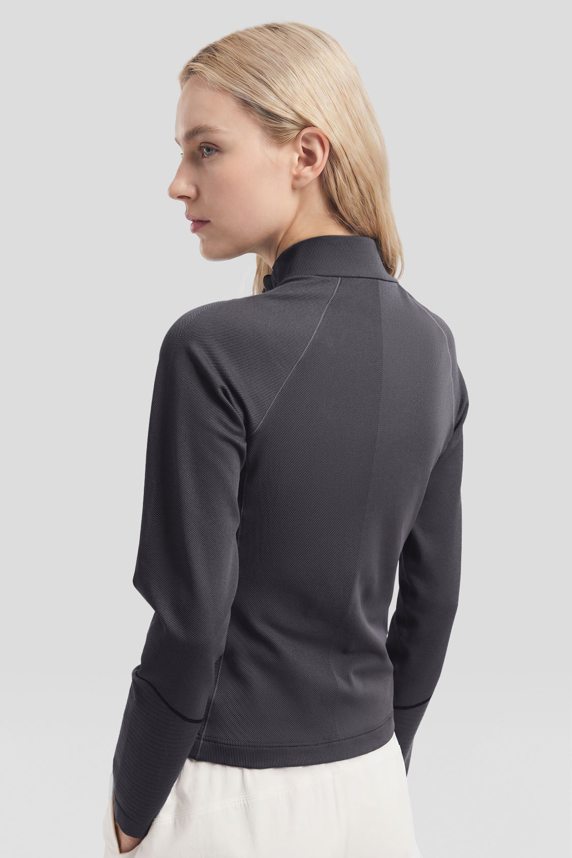 FullZipDry – Damen schnell trocknendes Shaping-Top mit durchgehendem Reißverschluss