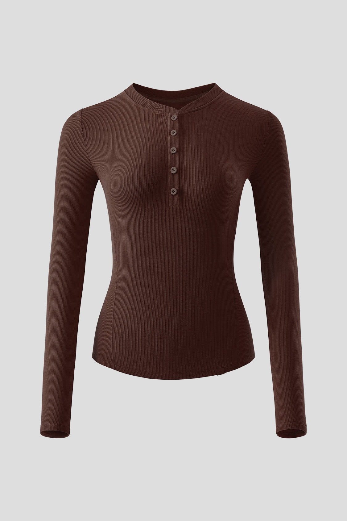 HenleyHaven – Women’s Henley Base Layer Long Sleeve Shirt