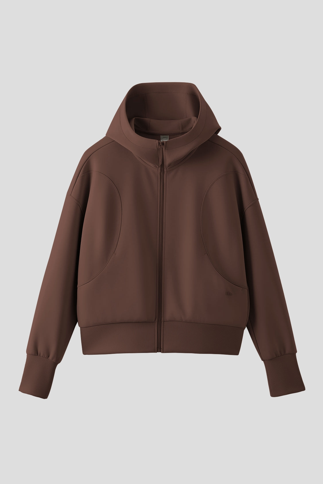 Damen-Cropped-Sweatshirt aus ultr weichem, hochelastischem Material EL007