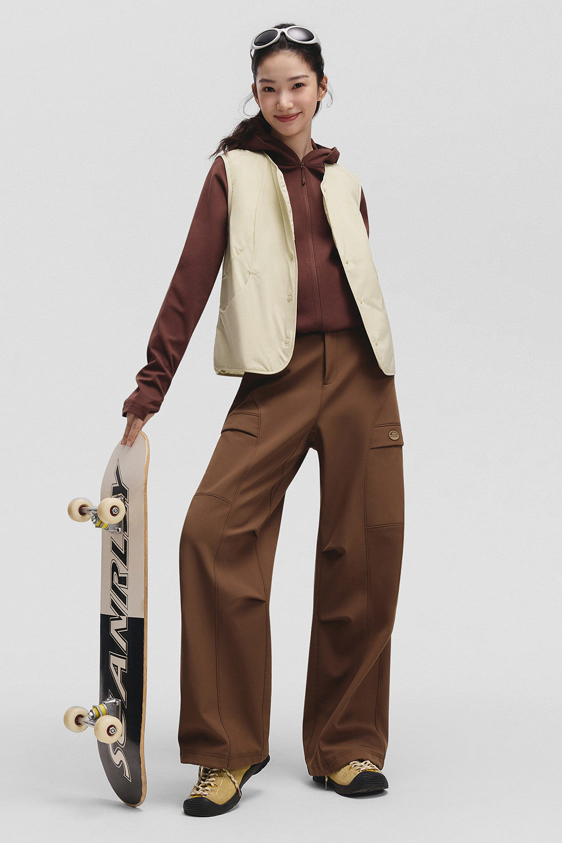 beneunder women's vest #color_beige