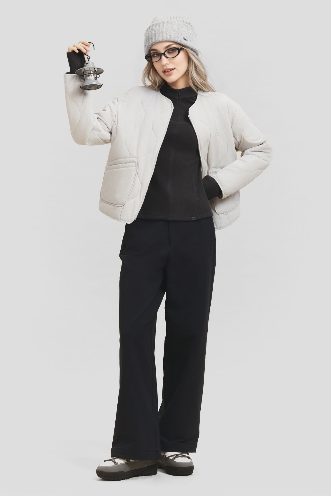 Maglia da donna in pile altamente elasticizzato, con cerniera a mezza apertura, come strato base PM002/PM006