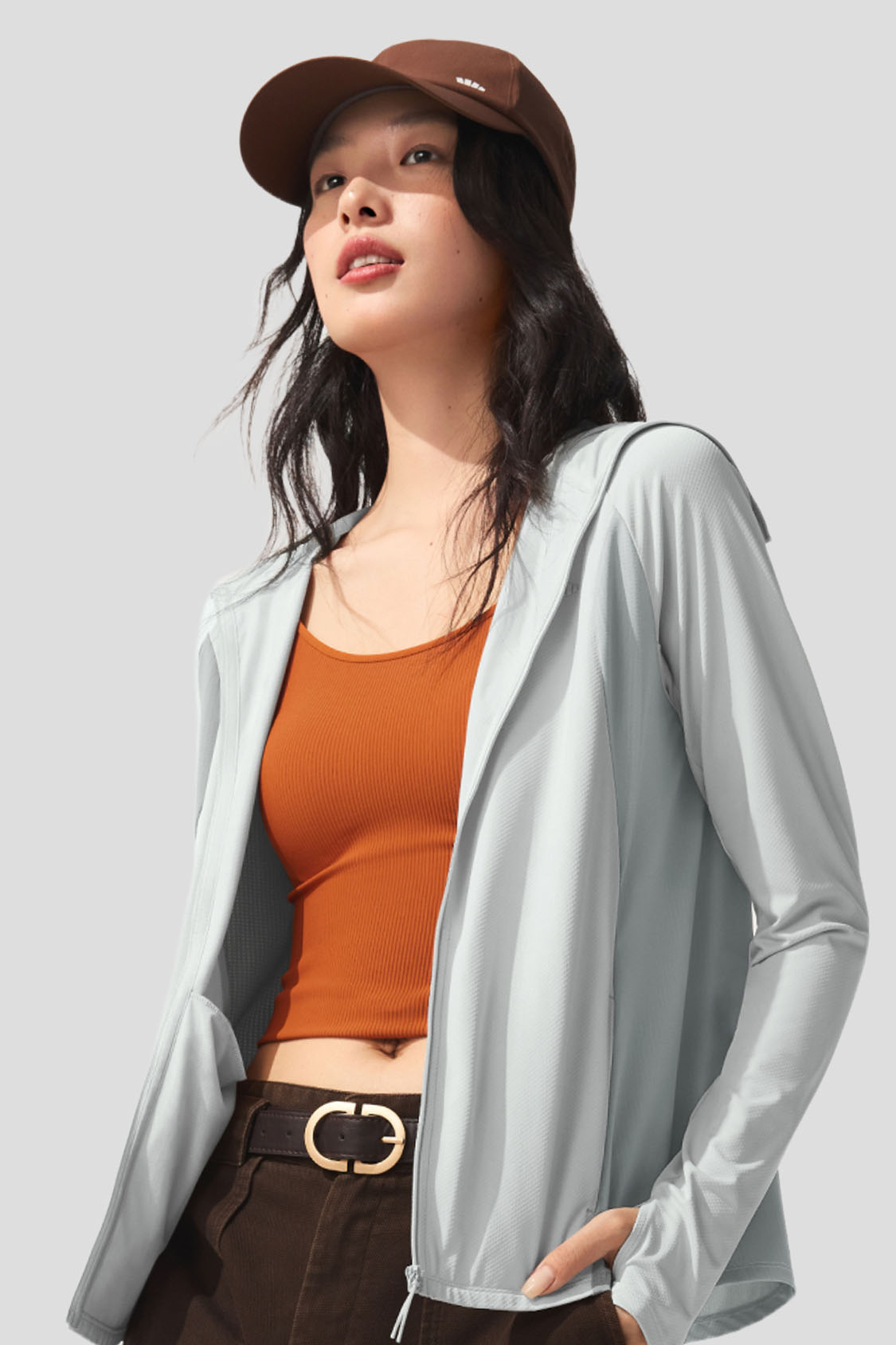 Women's Relaxed-Fit Sun Protection Jacket UPF 100+ AS100