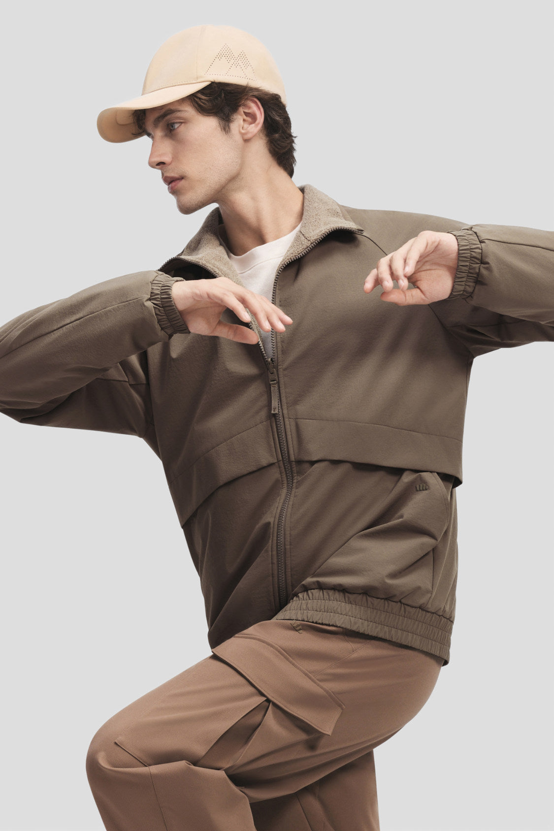Giacca da uomo reversibile in pile micro e softshell (calore elevato) ST031
