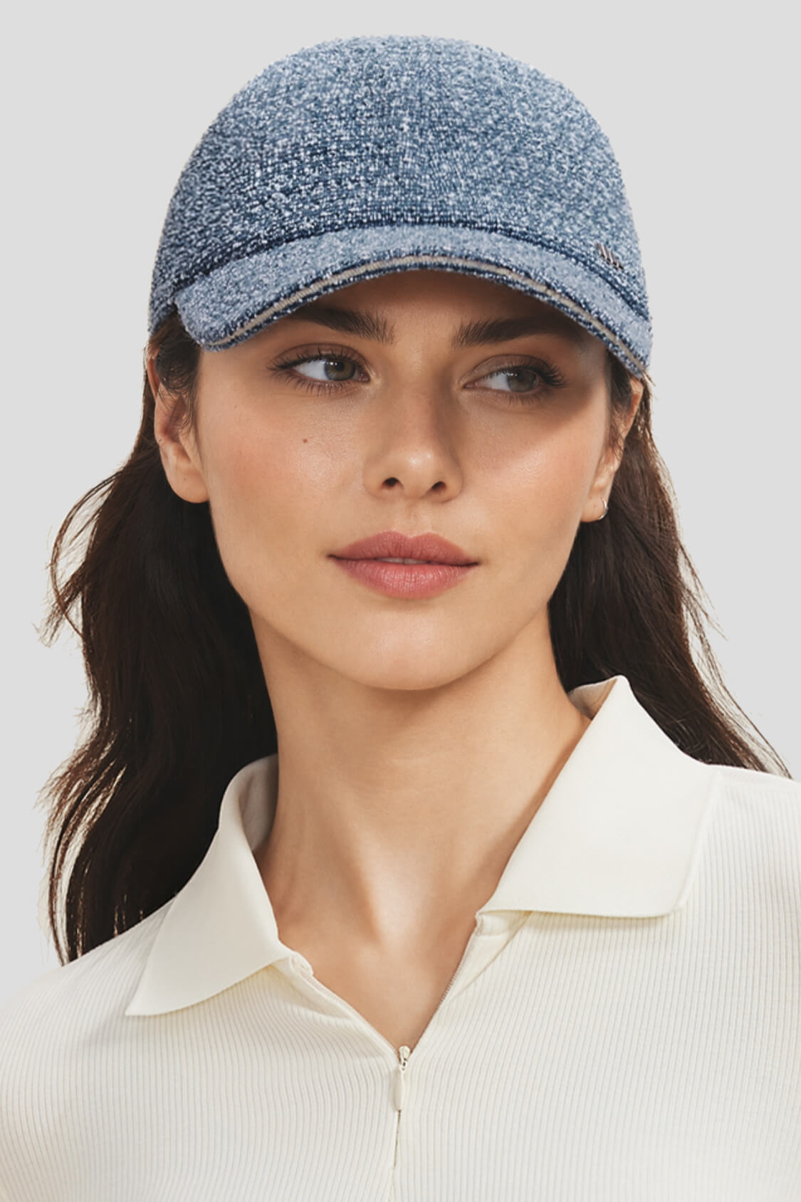 Tweed-Baseballkappe WD009