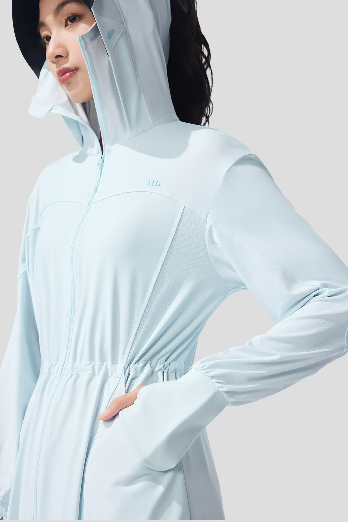 Ease - Women's Full Protection Loose Long Sun Jacket UPF2000+ AL824