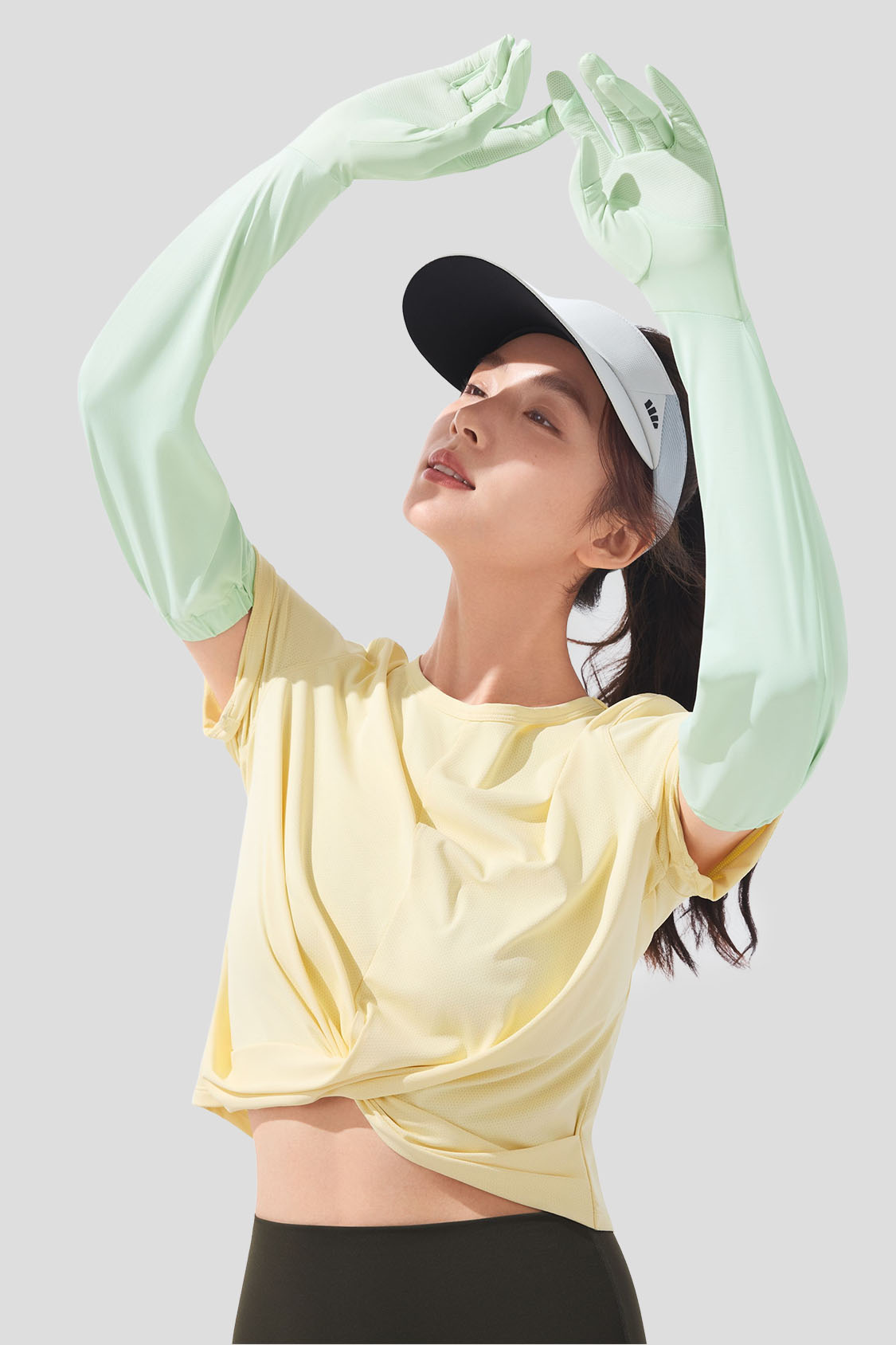 beneunder women's sun armes gloves #color_green