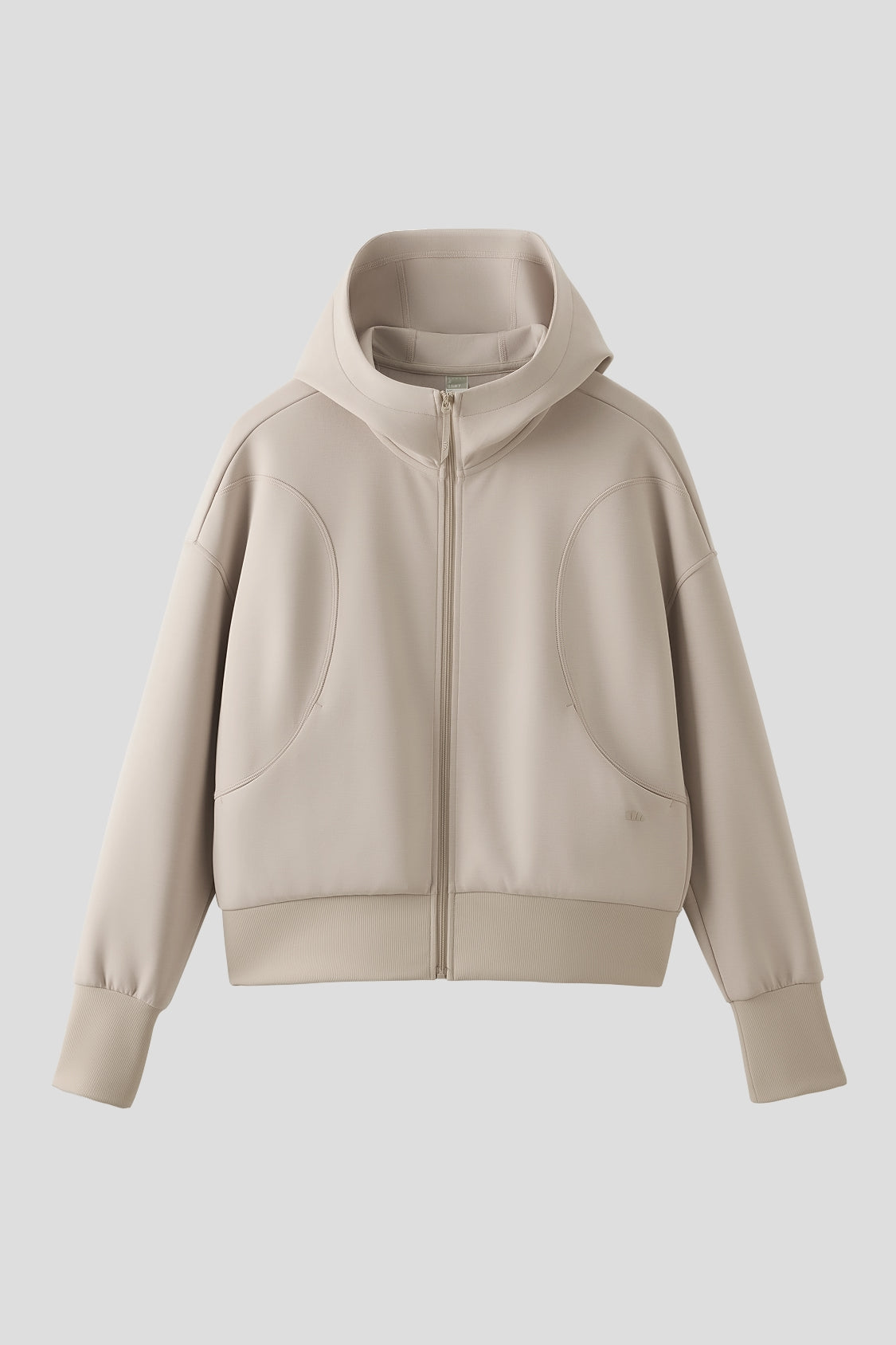 Damen-Cropped-Sweatshirt aus ultr weichem, hochelastischem Material EL007