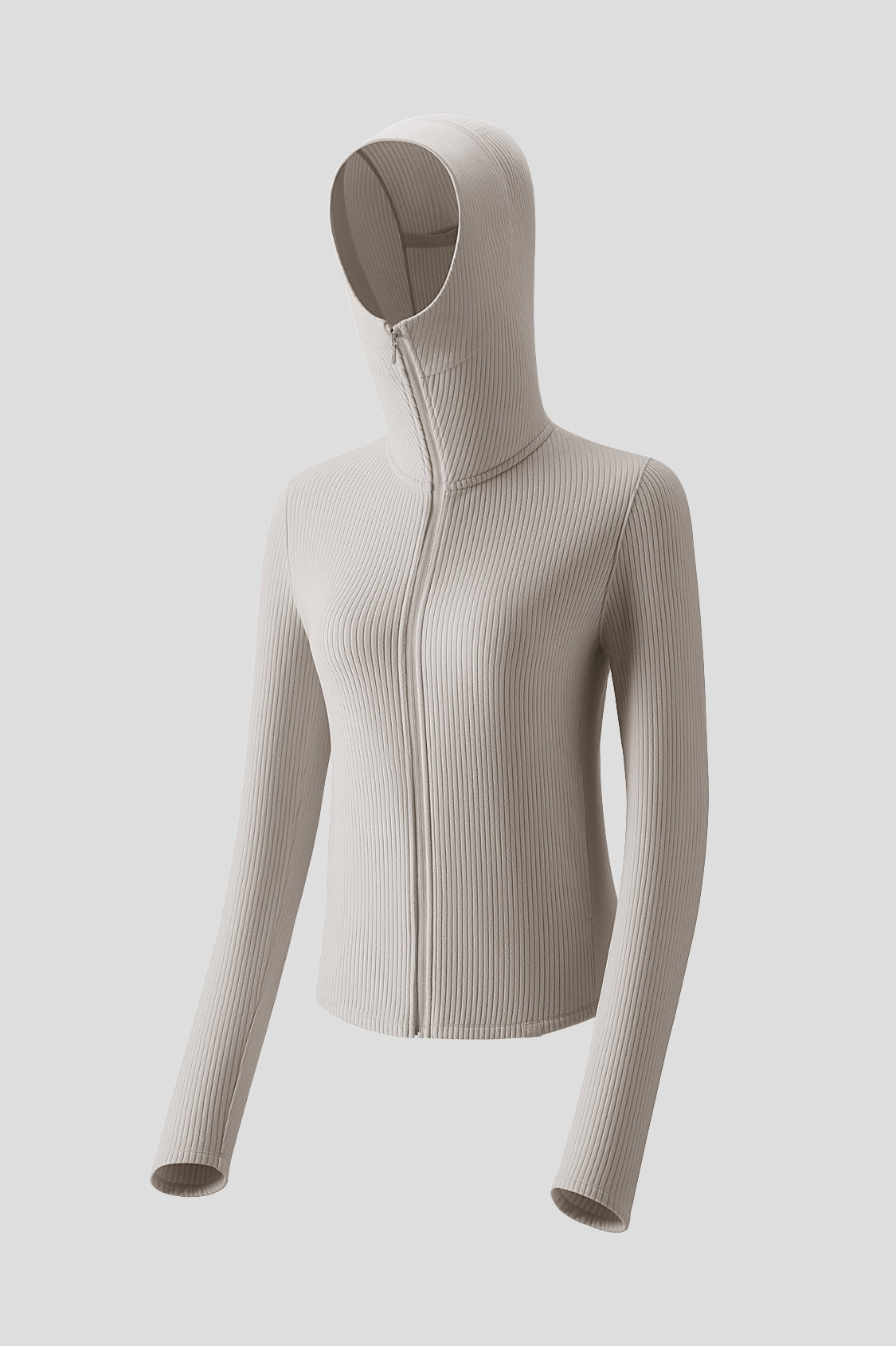 Damen-Fleecejacke mit schmaler Passform und Sonnenschutz UV008