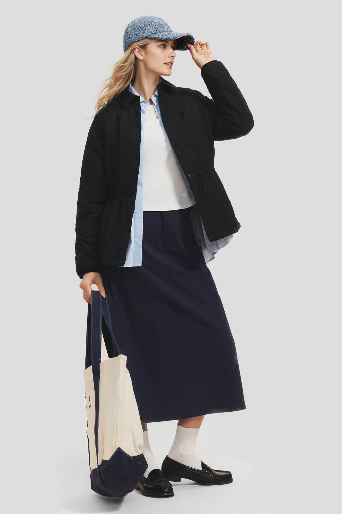 Tweed-Baseballkappe WD009