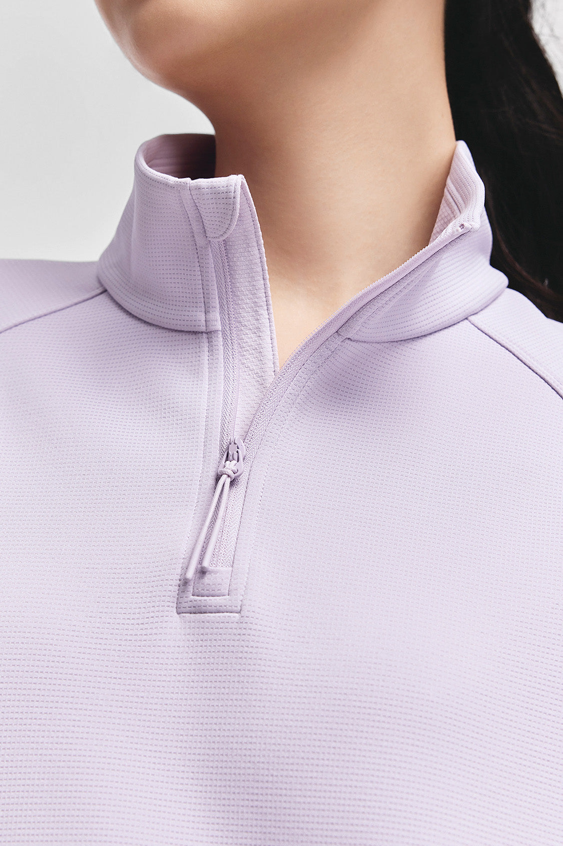 FlexWarm – Women’s High-Stretch Fleece-Feel Half-Zip Long Sleeve Top (Light Warmth)