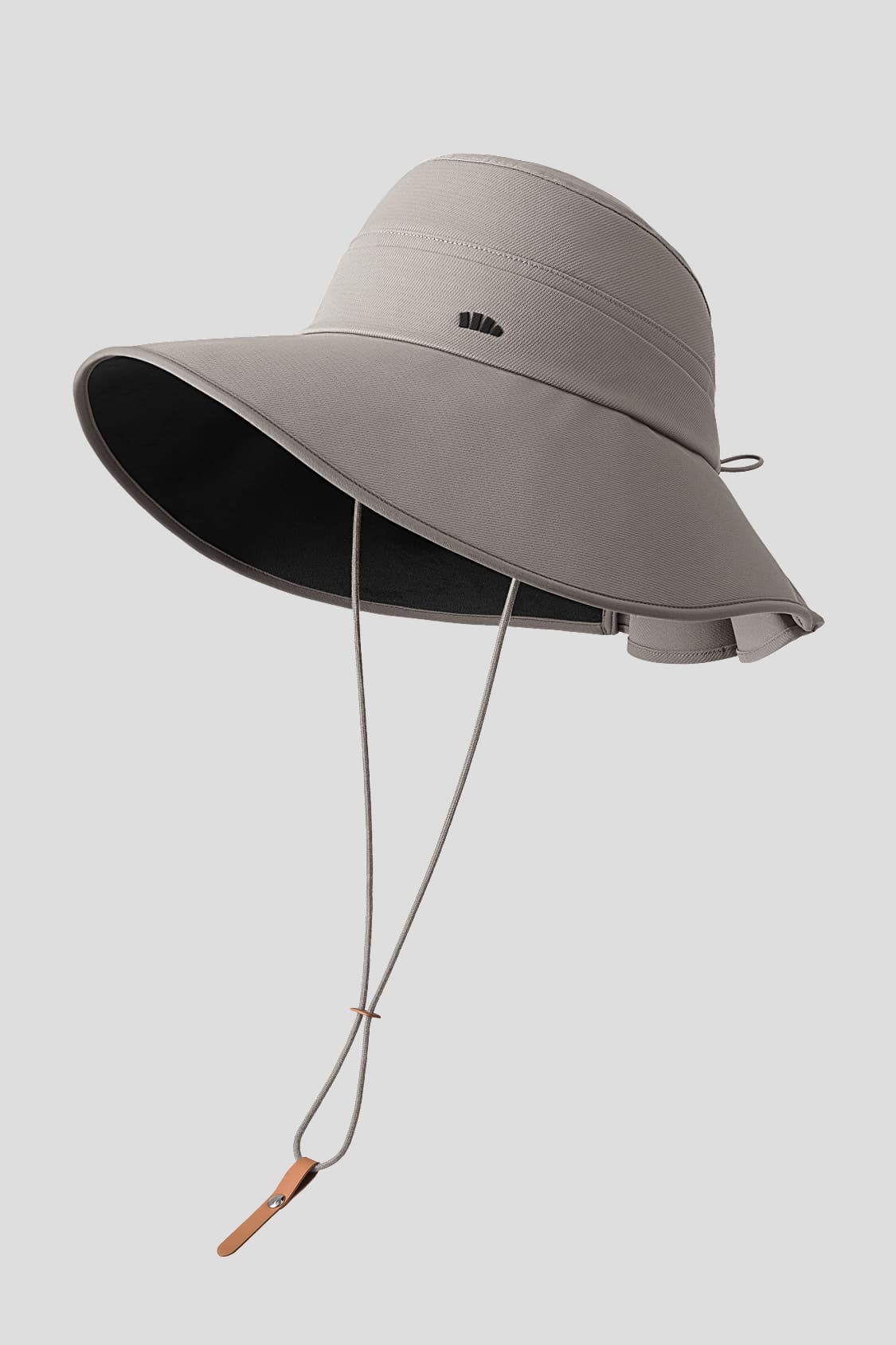 Bucket hat met brede rand en zonbescherming WR013