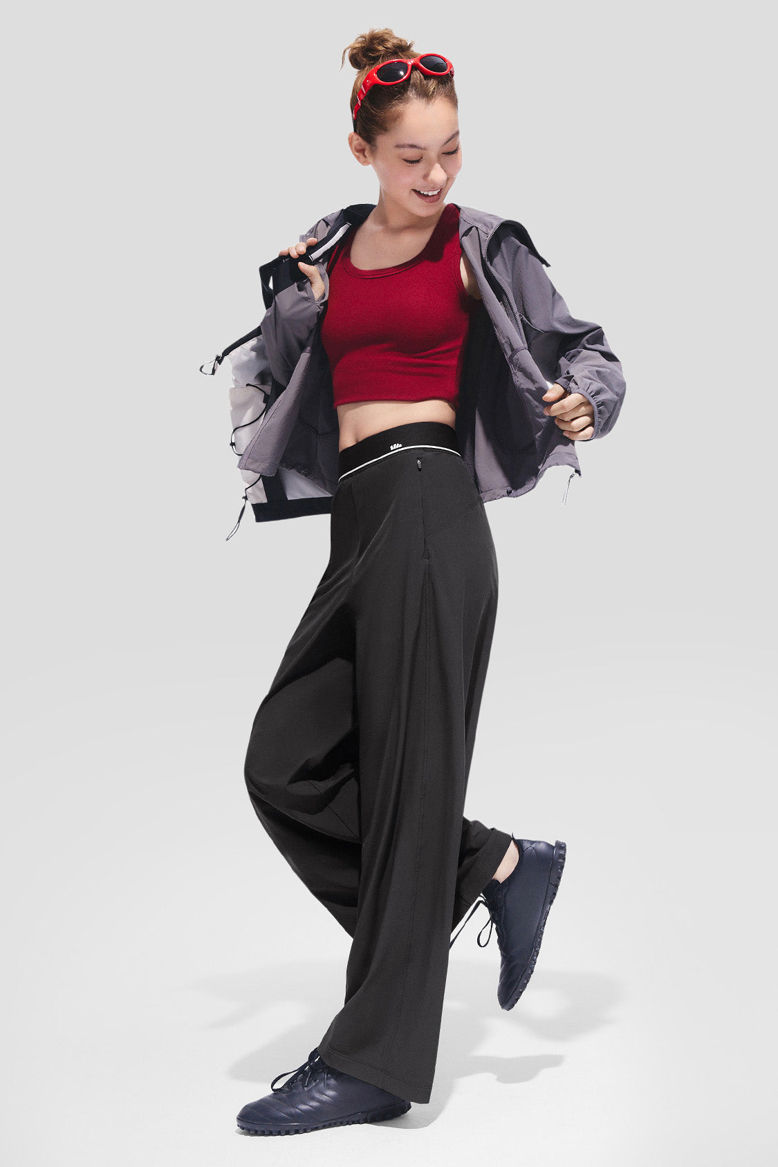 Women's Cooling Quick-Dry Wide Leg Pants UPF 50+ AL001