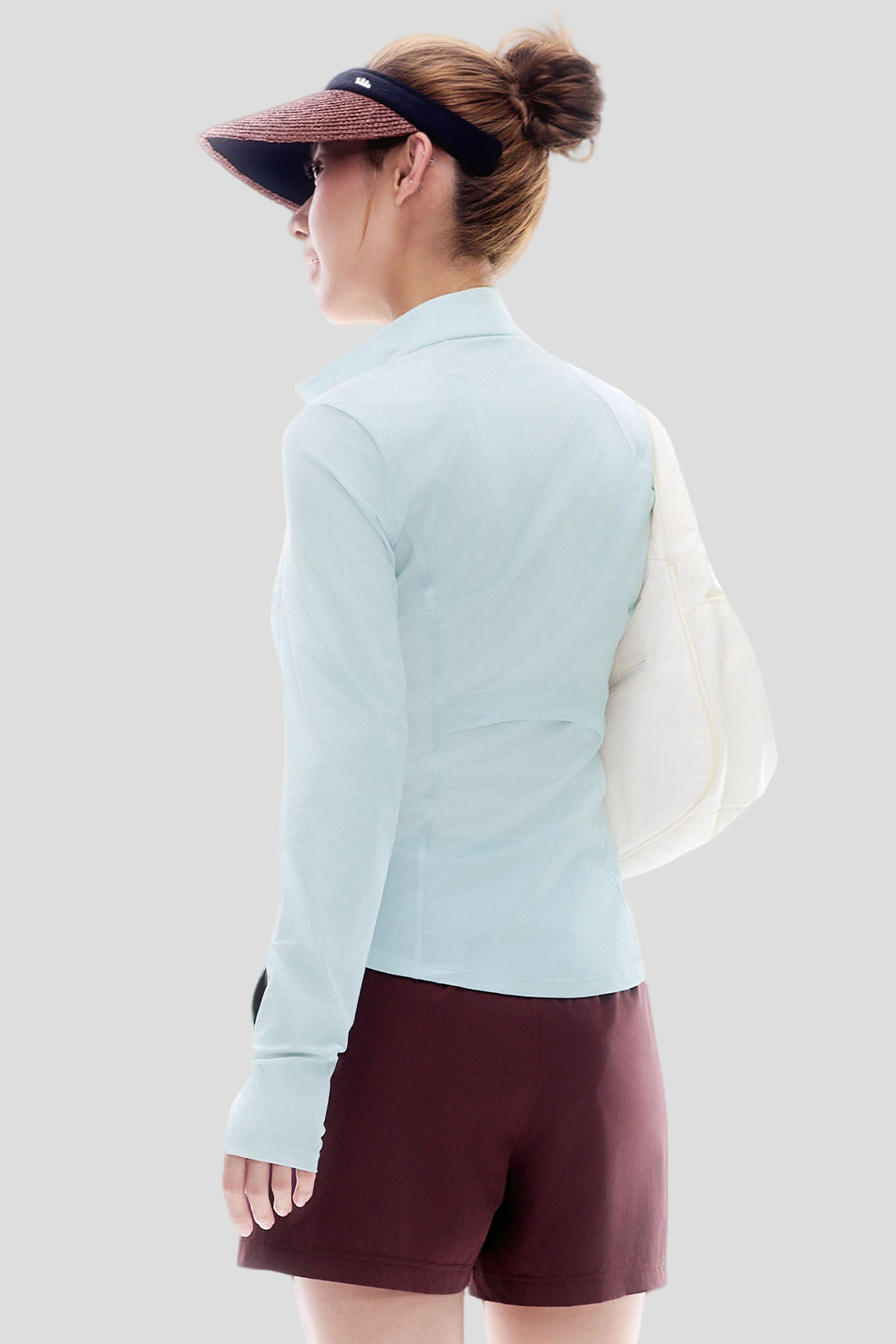 Women's Slim-Fit Sun Protection Jacket with Stand Collar UPF 50+ AL013