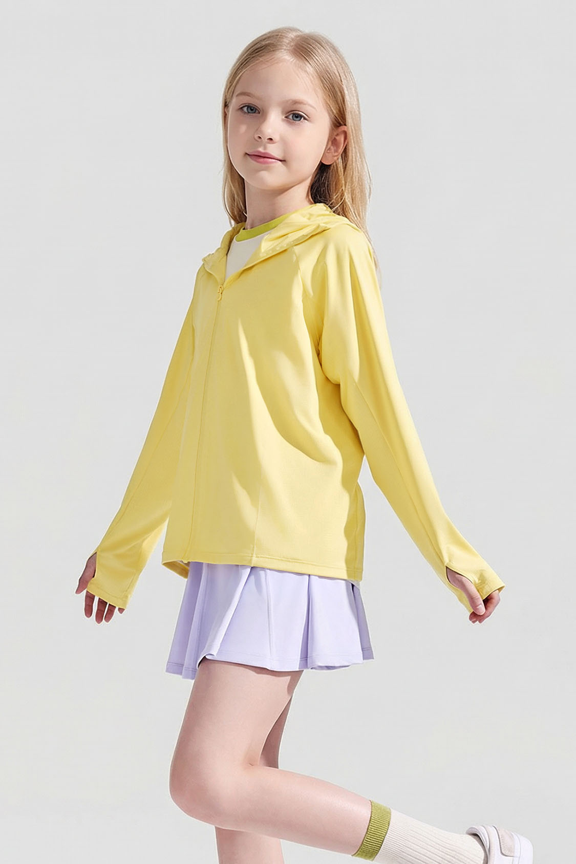 Kinder Kühlende Sonnenschutz-Jacke UPF 200+ AL018/AL413