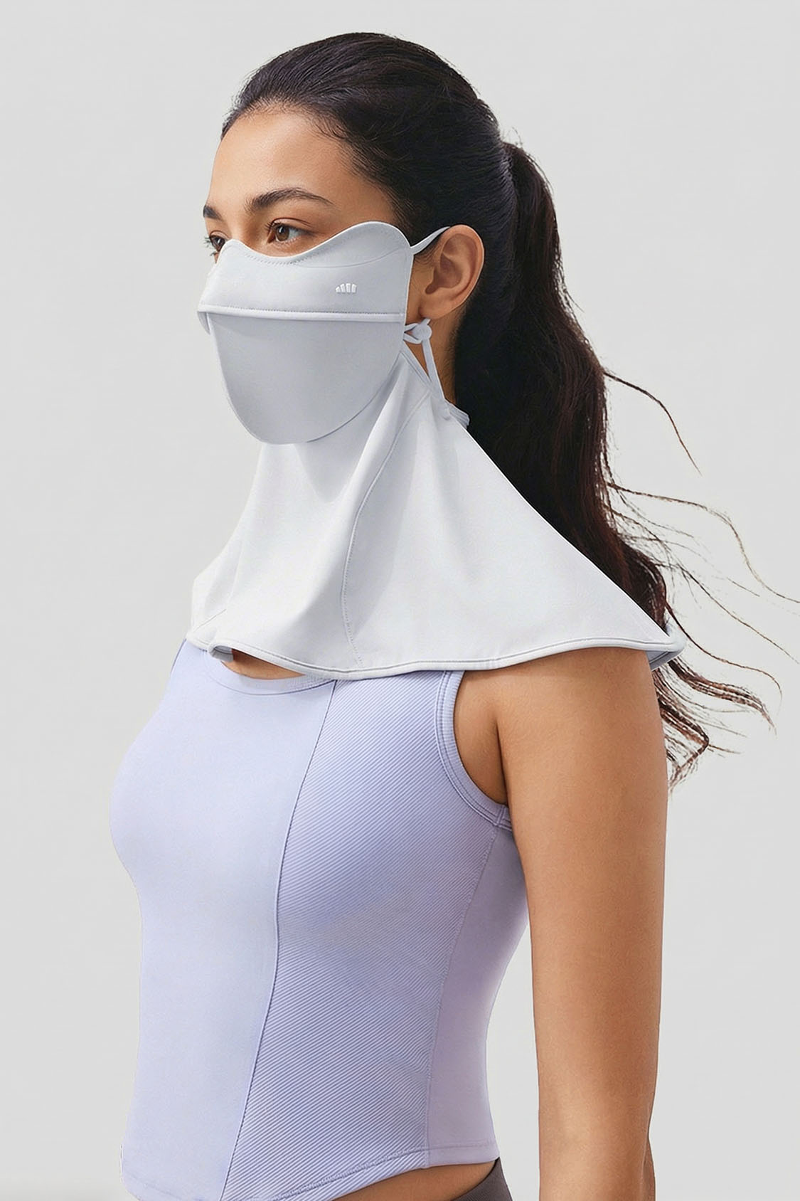 Women's Neck-Coverage Sun Protection Mask UPF 50+ AL342