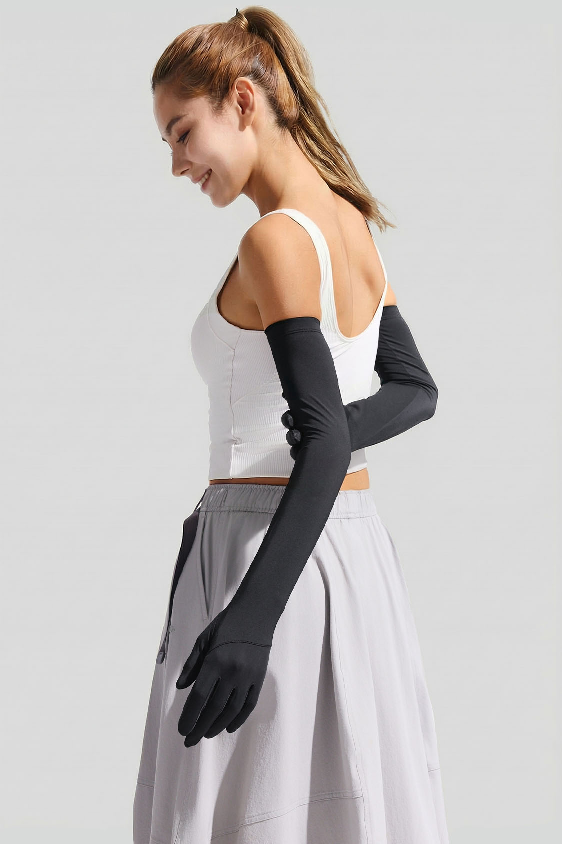 Women's Cooling Sun Protection Gloves UPF 50+ AL361