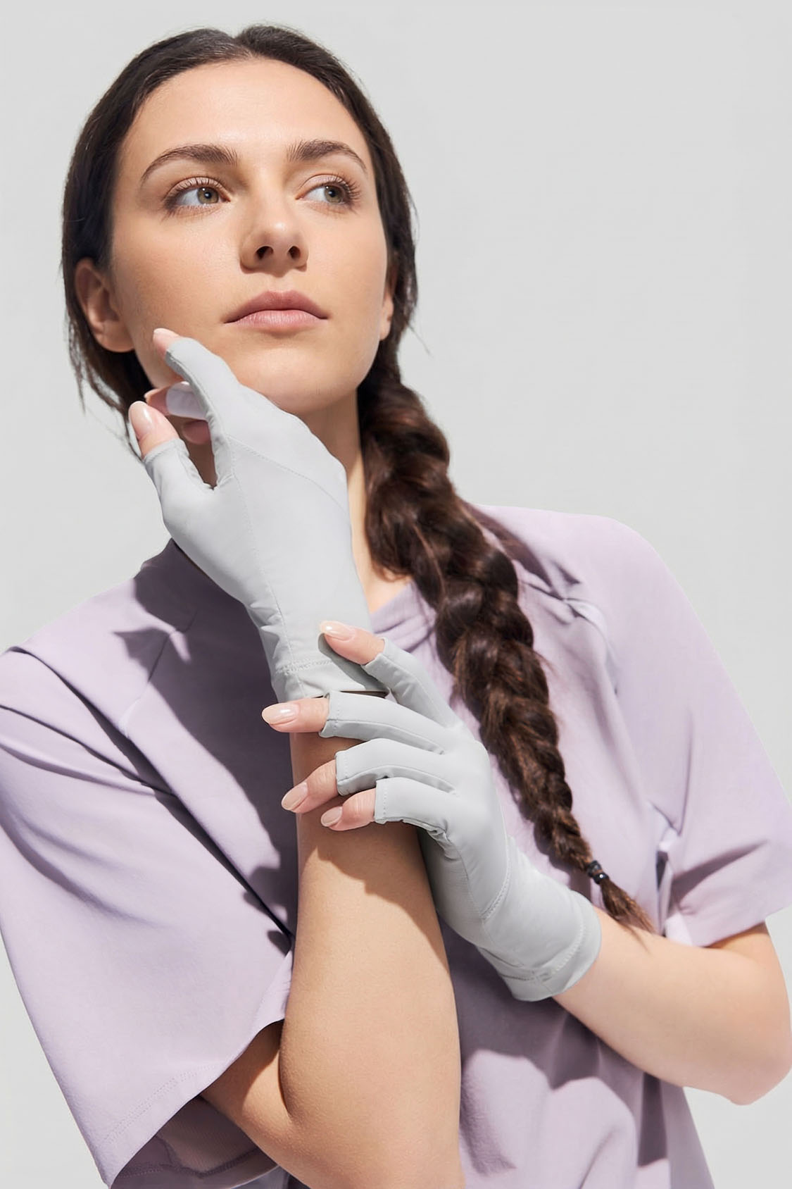 Women's Cooling Sun Protection Gloves UPF 50+ AL365