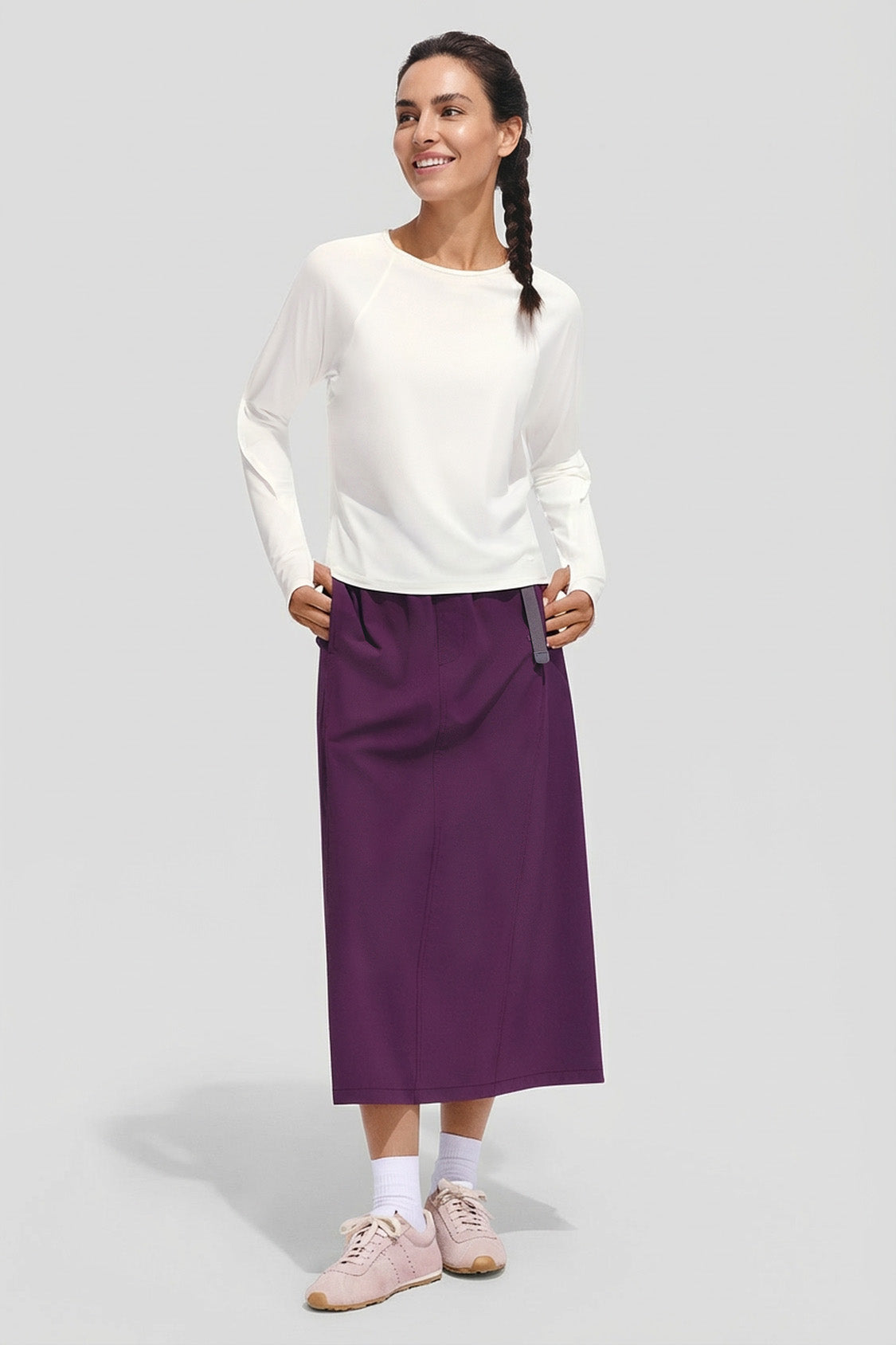 Women’s Slim-Fit Sun Protection Long Sleeve Tee UPF 50+ AS003