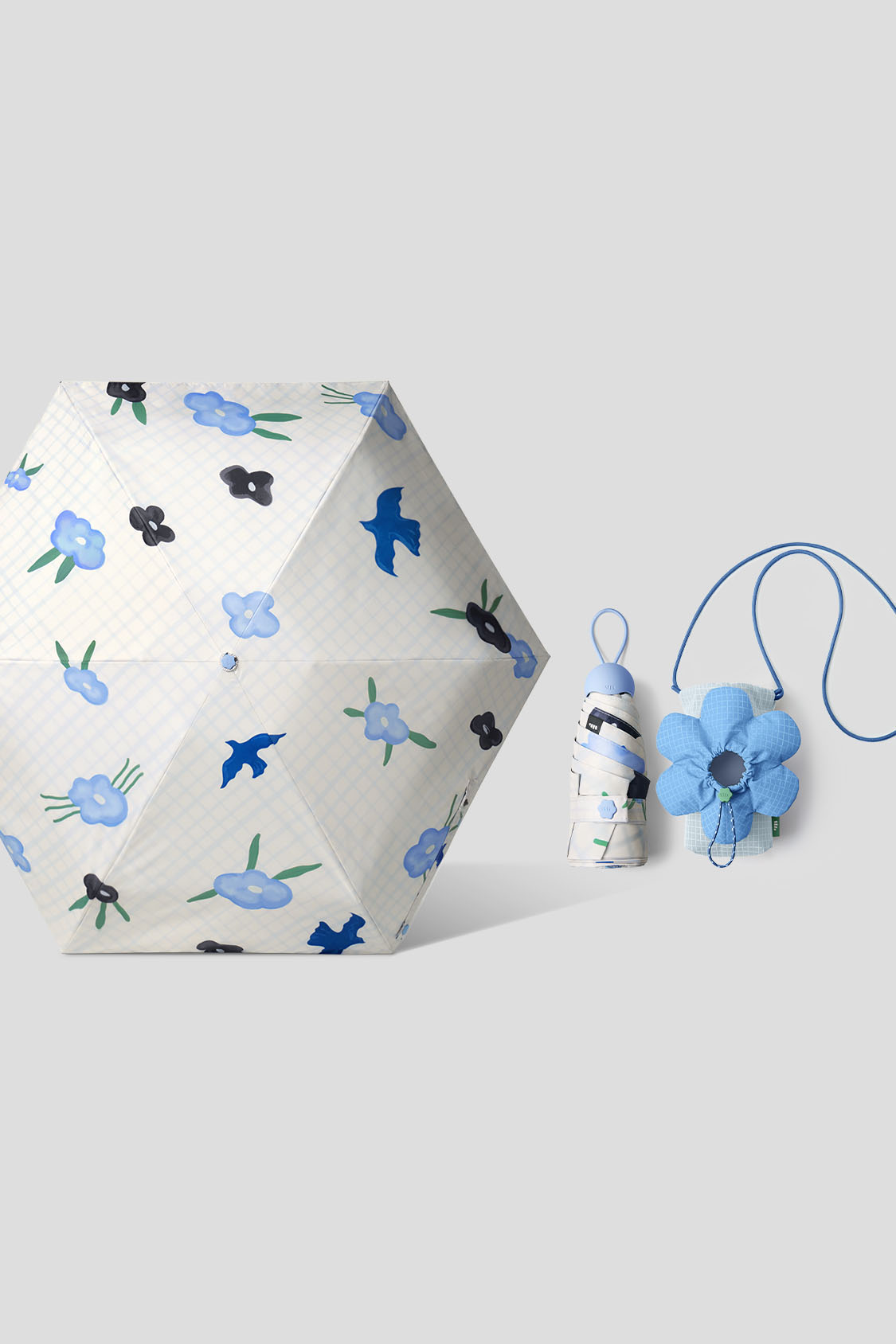 5-Fold Portable Sun Protection Umbrella UPF 50+ BM526