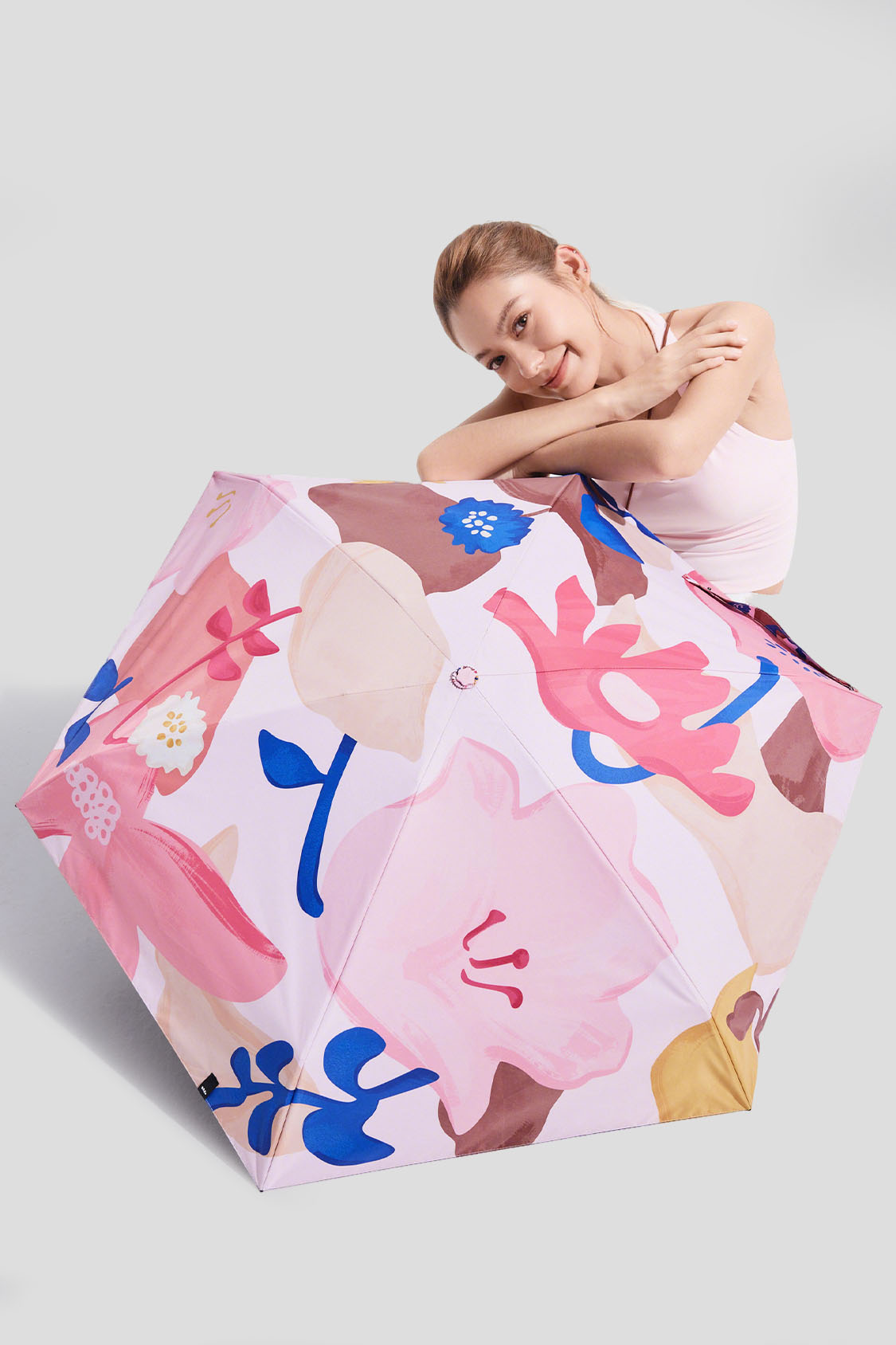 5-Fold Portable Sun Protection Umbrella UPF 50+ BM526