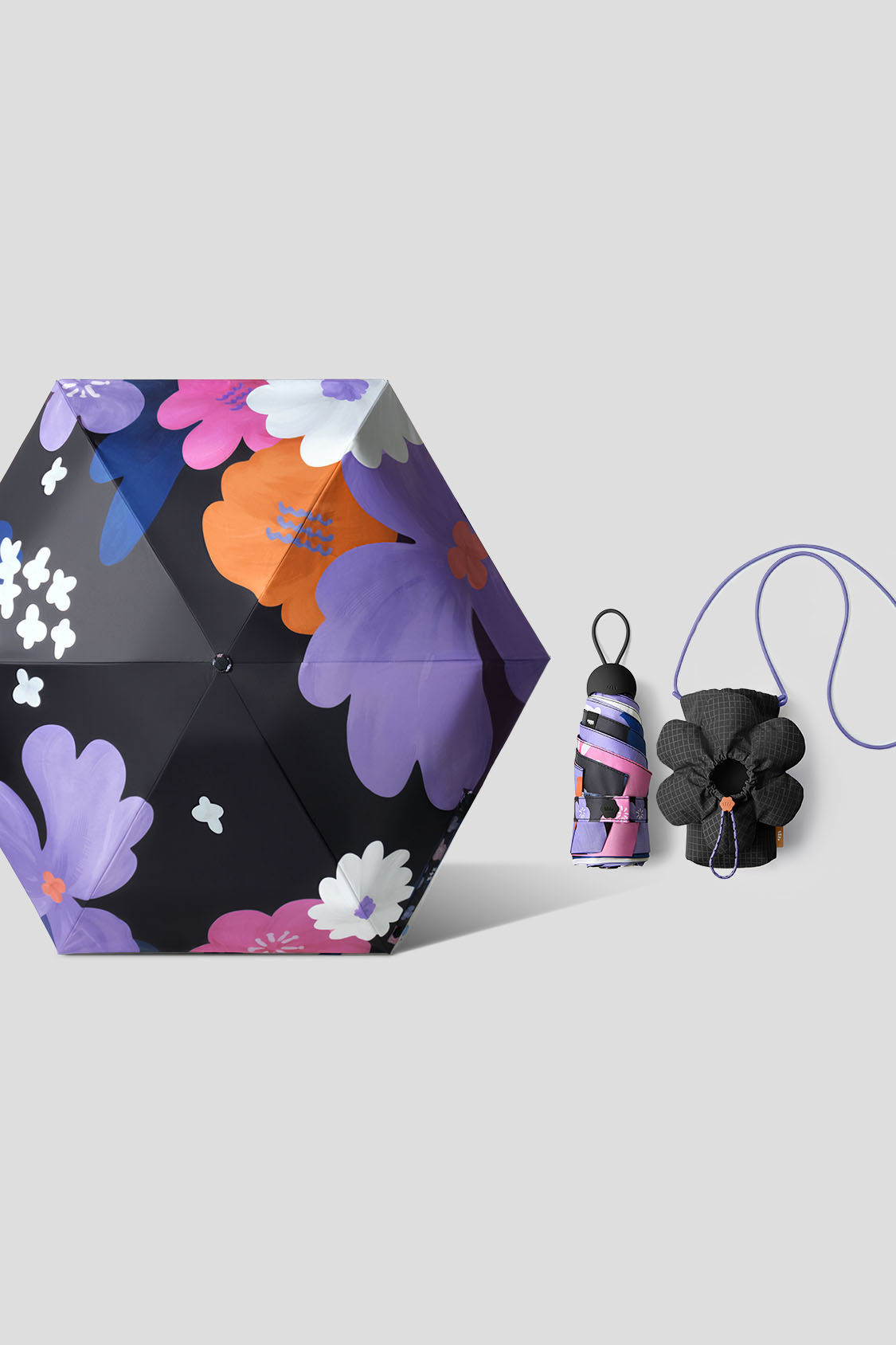 5-Fold Portable Sun Protection Umbrella UPF 50+ BM526