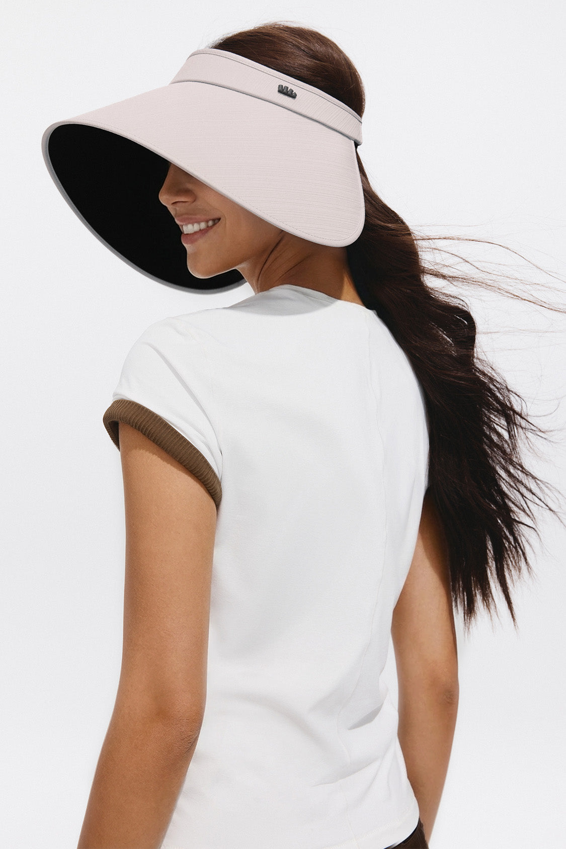 Damen Ultra-Breiter Krempen-Visor im Bonnet-Stil UPF100+ BM563