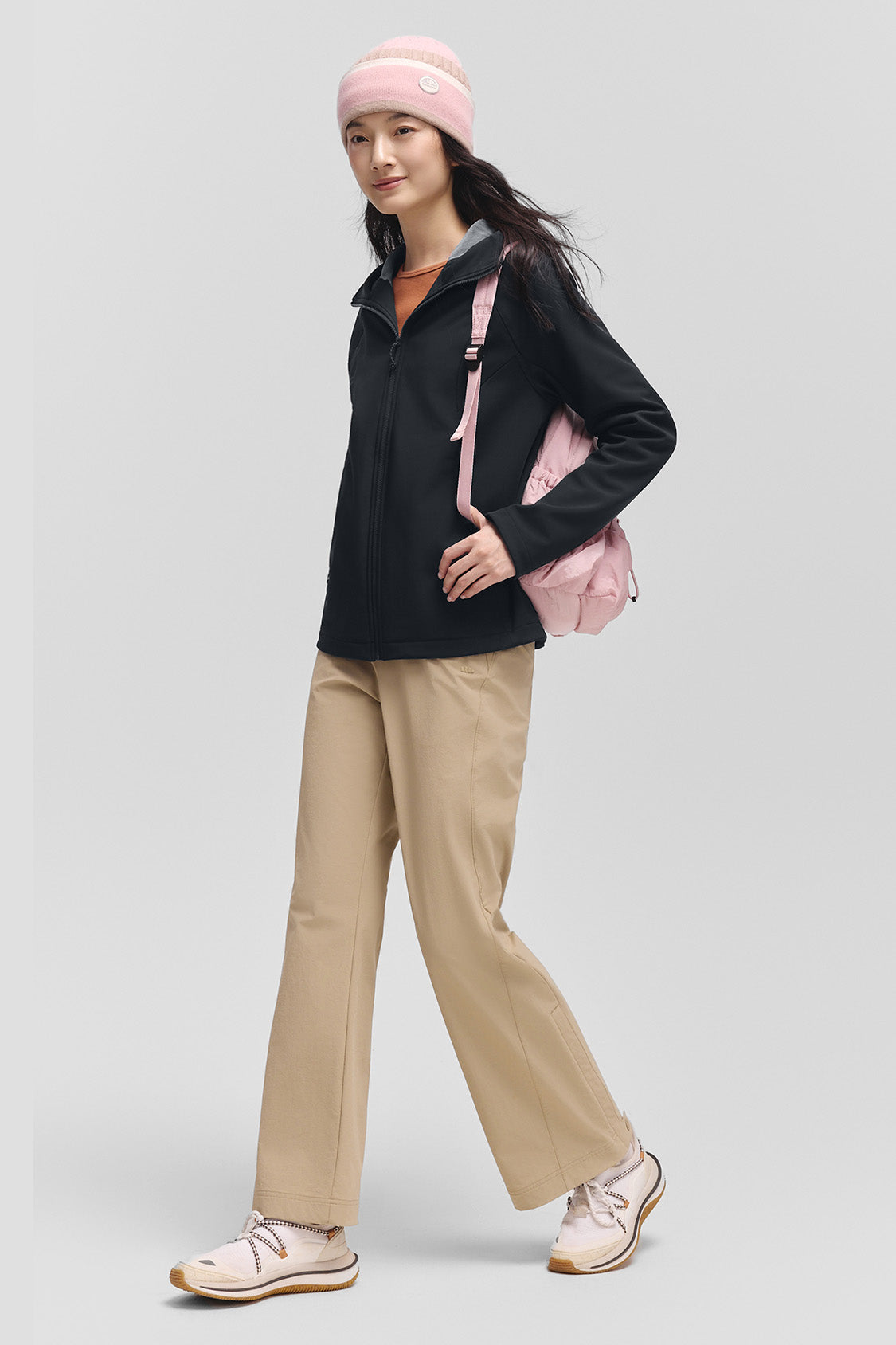 beneunder tritherm – women’s 3-in-1 hybrid insulated softshell jacket (extra warm) #color_black