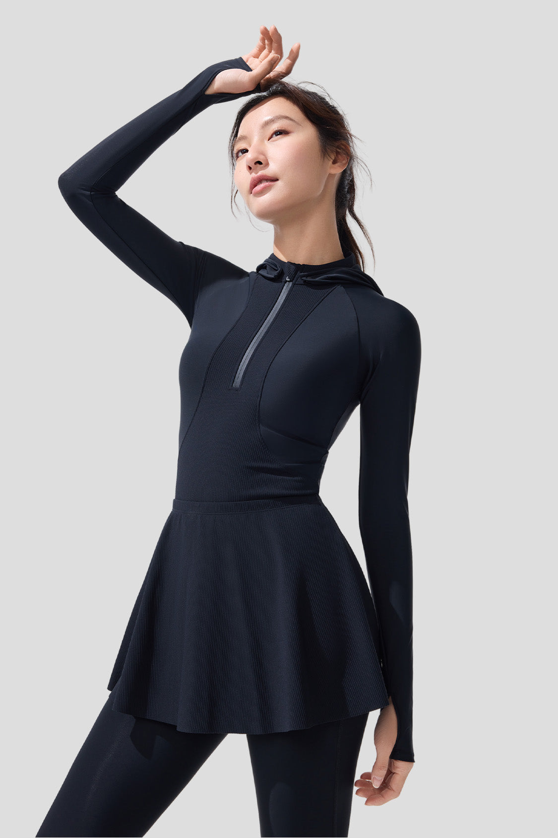 AquaArmor - Women's Bra-In Full-Coverage Sun Swimwear Set