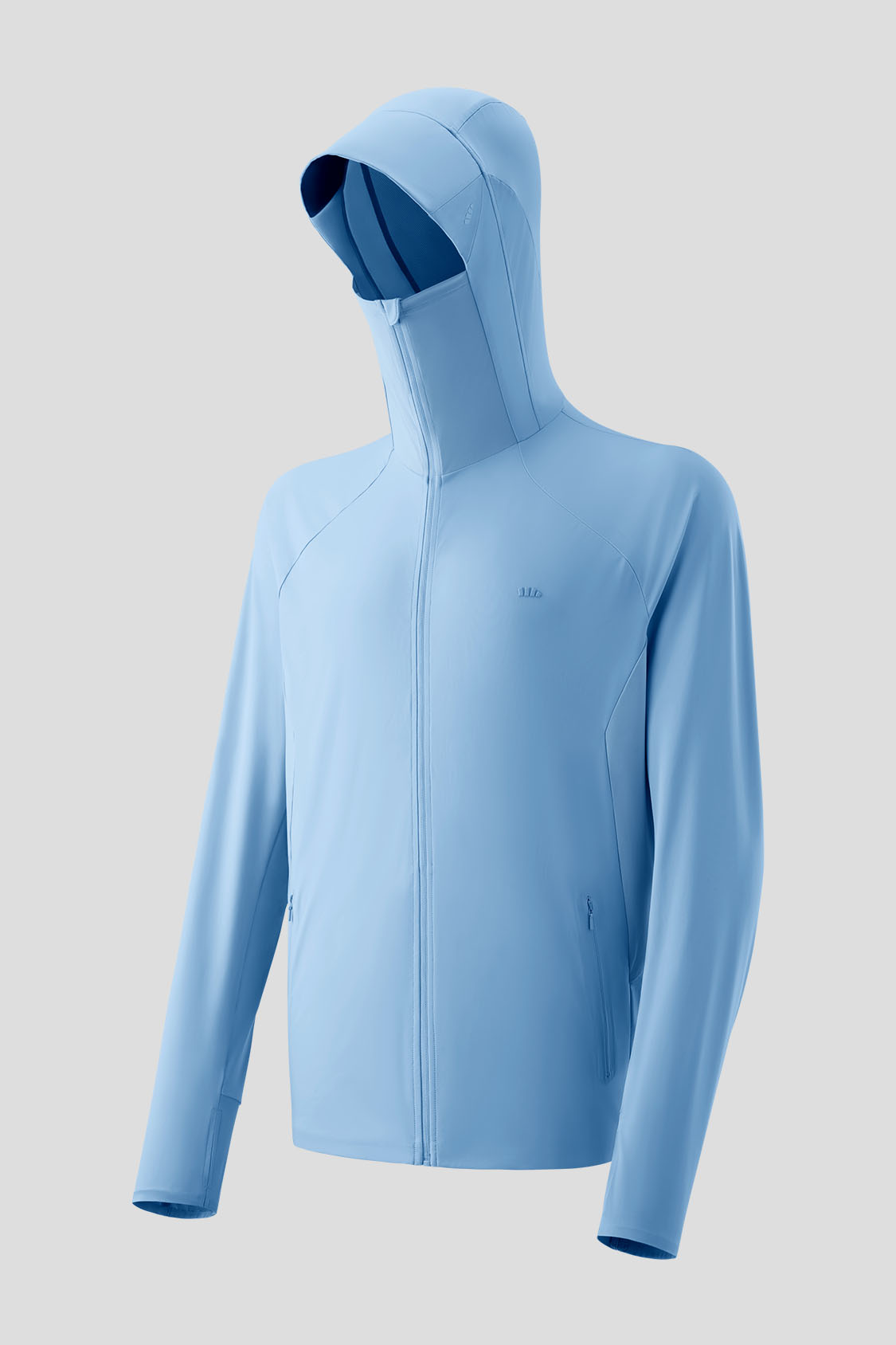 beneunder men's sun protection jacket #color_blue