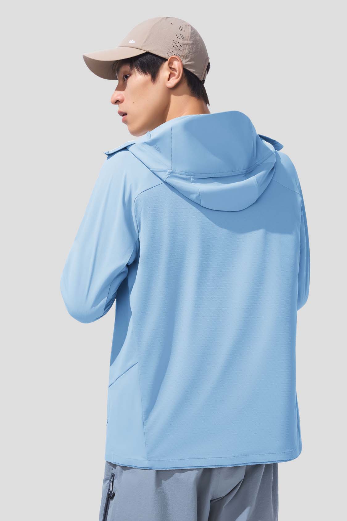 beneunder men's sun protection jacket #color_blue