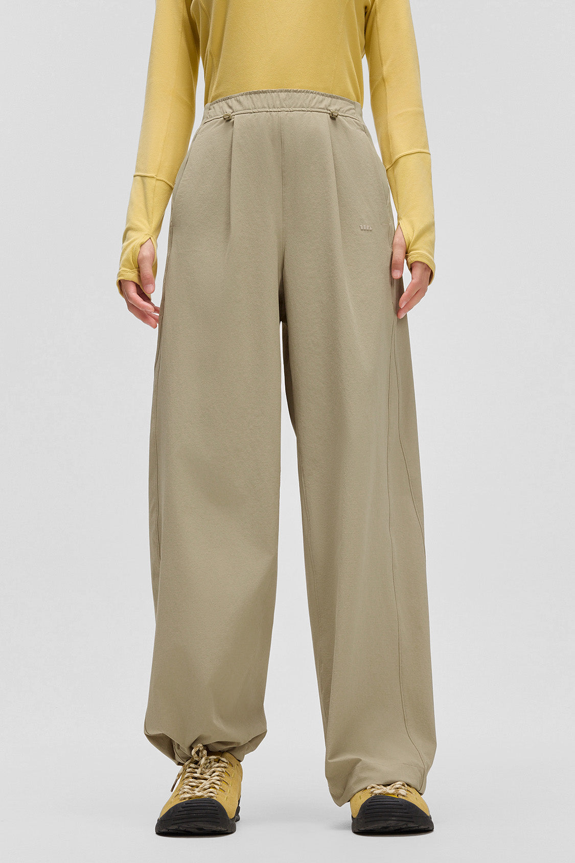 beneunder dewshield womens water repellent straight leg pants#color_brown