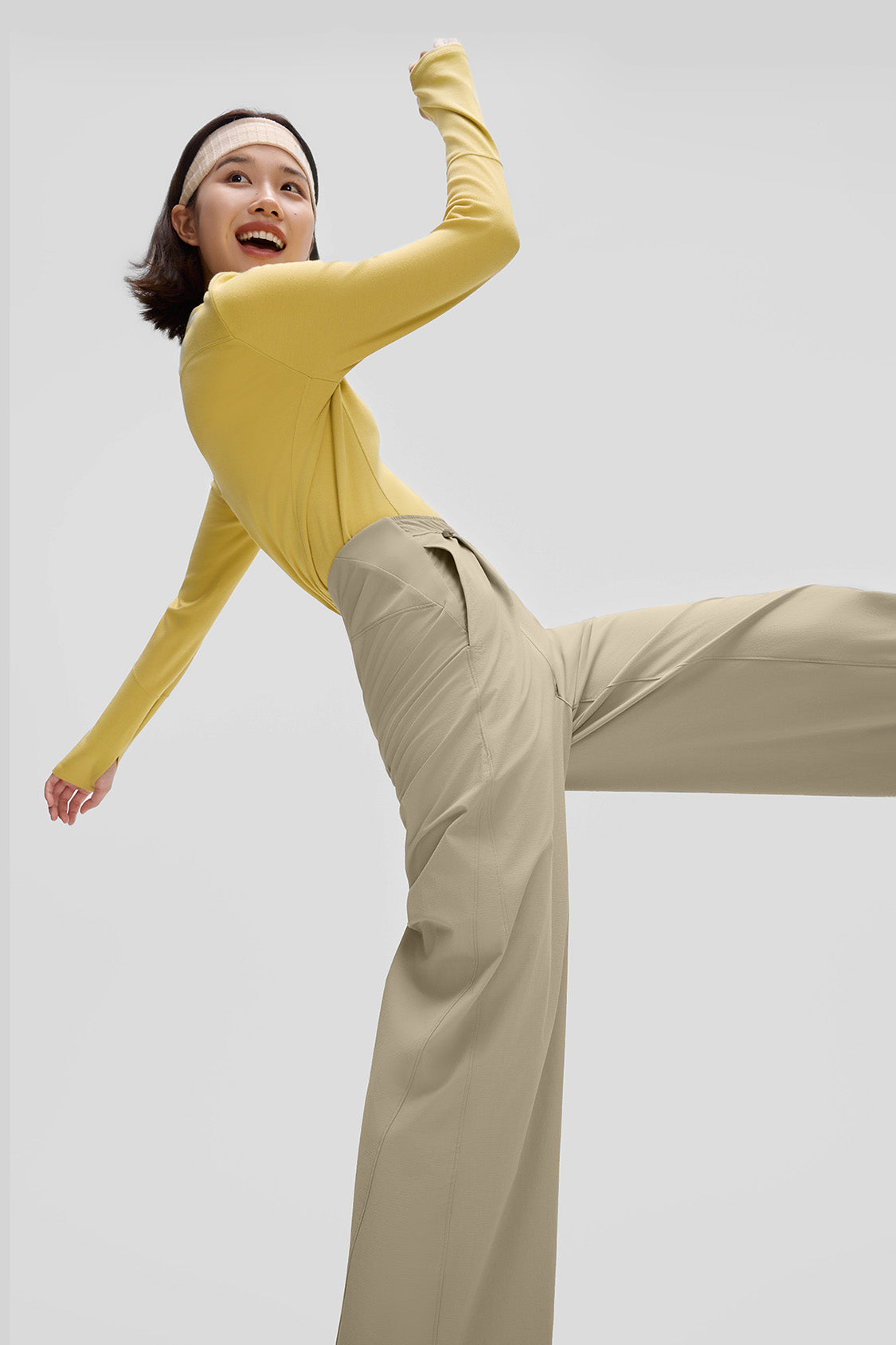 beneunder dewshield womens water repellent straight leg pants#color_brown