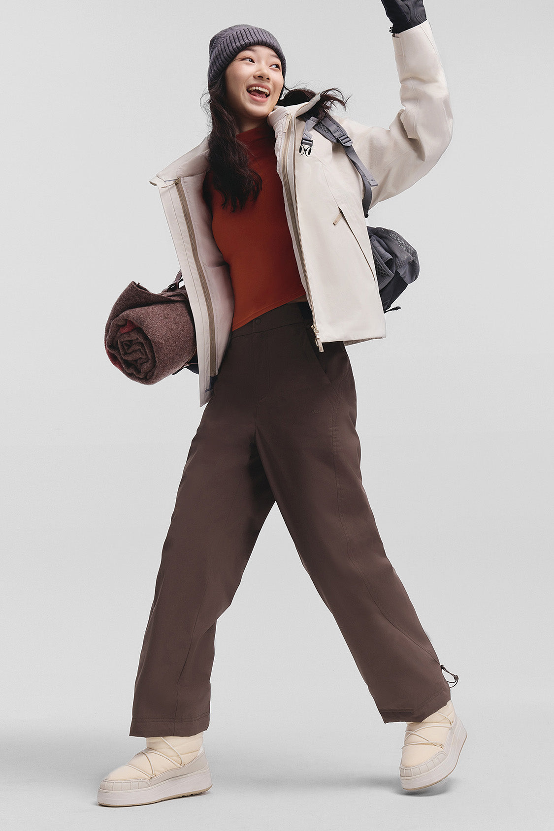 beneunder heatline – women’s straight-leg insulated pants #color_brown