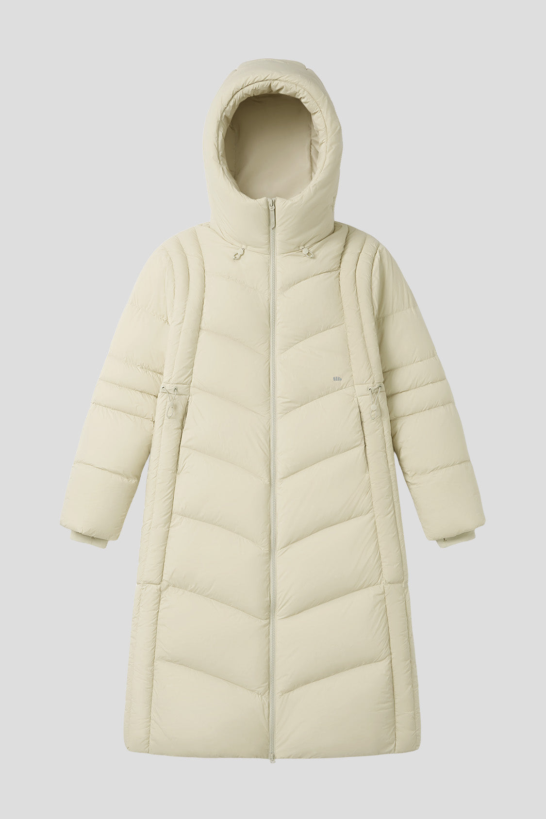 beneunder loftguard – women’s high-loft down coat (long, extreme warmth) #color_light brown