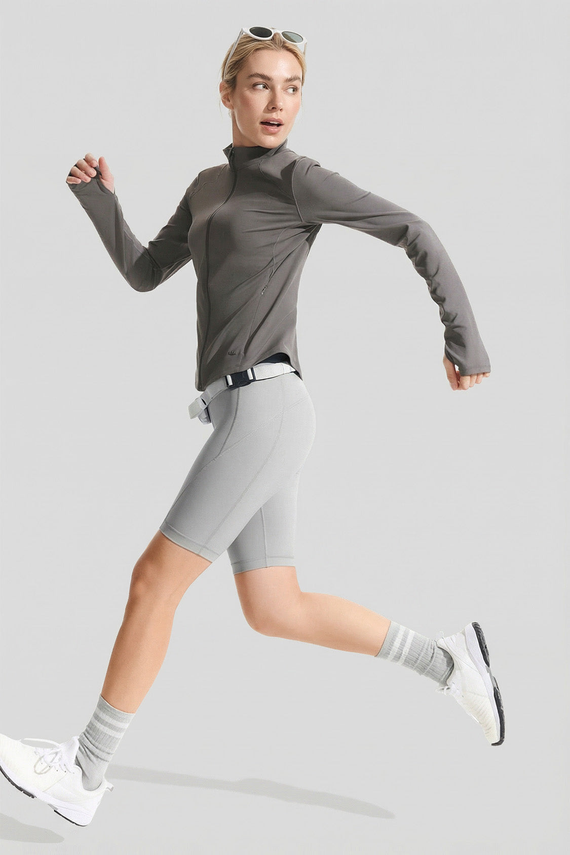 Women’s Slim-Fit Sun Protection Jacket with Stand Collar UPF 50+ DS004