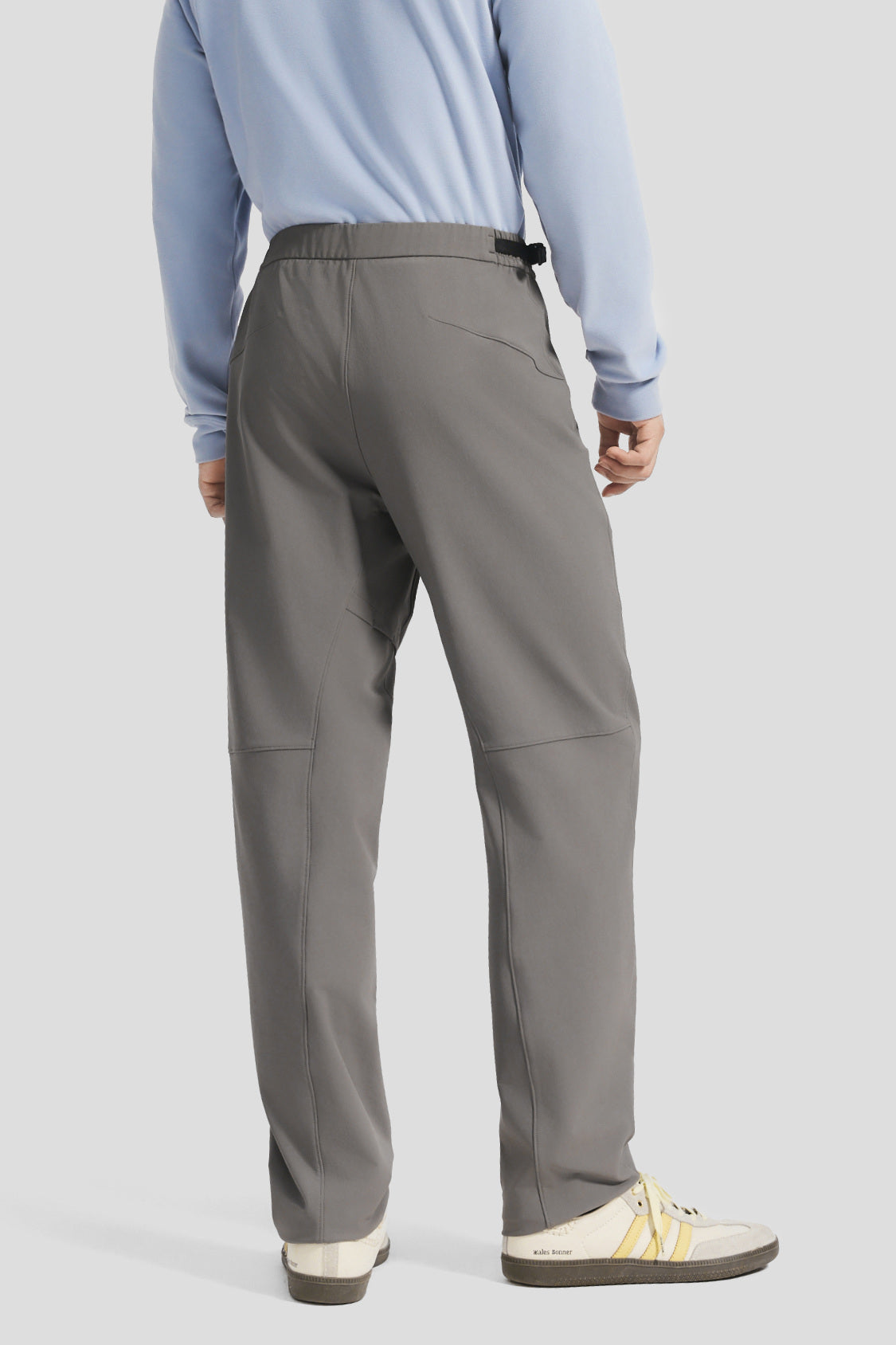 Pantalones de pierna recta y elásticos para hombre EL021