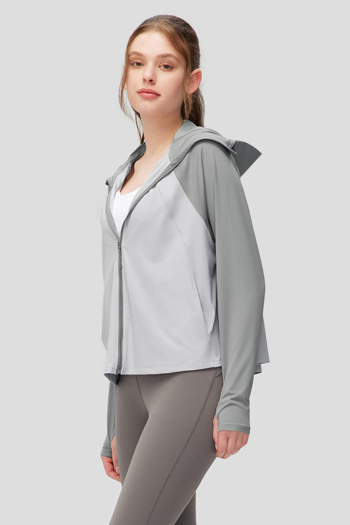 beneunder women's sun wear upf50+ #color_distant mountain gray - galaxy gray