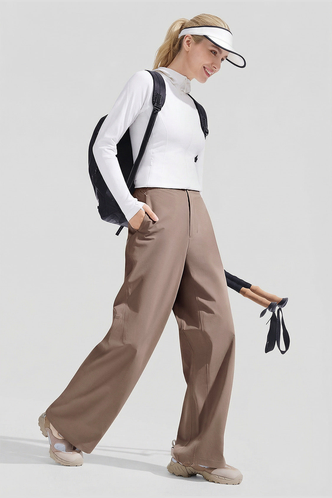 Women's Stretch Straight Leg Pants UPF 50+ EL001