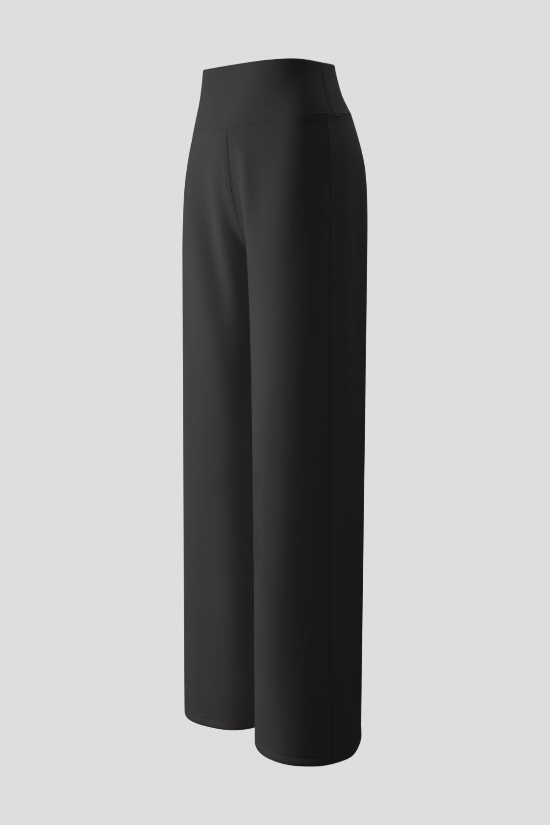 Hochelastische Hosen für Damen mit Latexbund und geradem Bein EL033/EL035