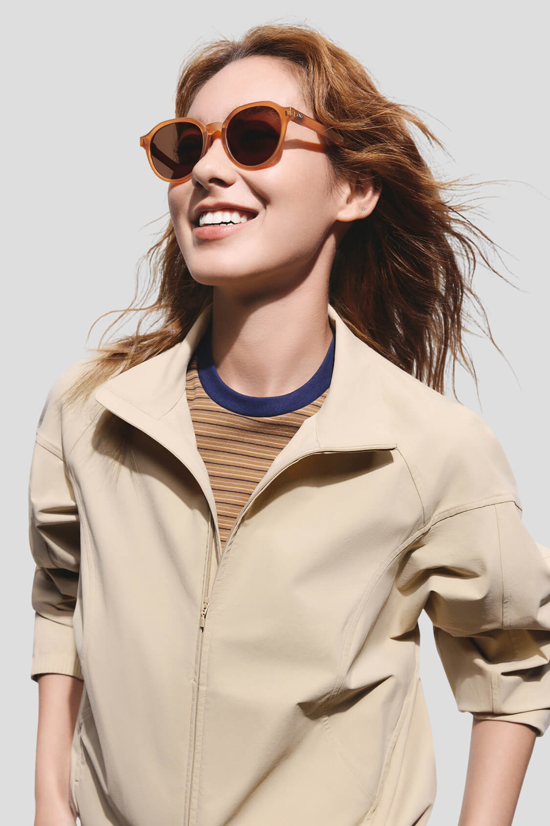 Small Round Frame Sunglasses UV 400 FD018