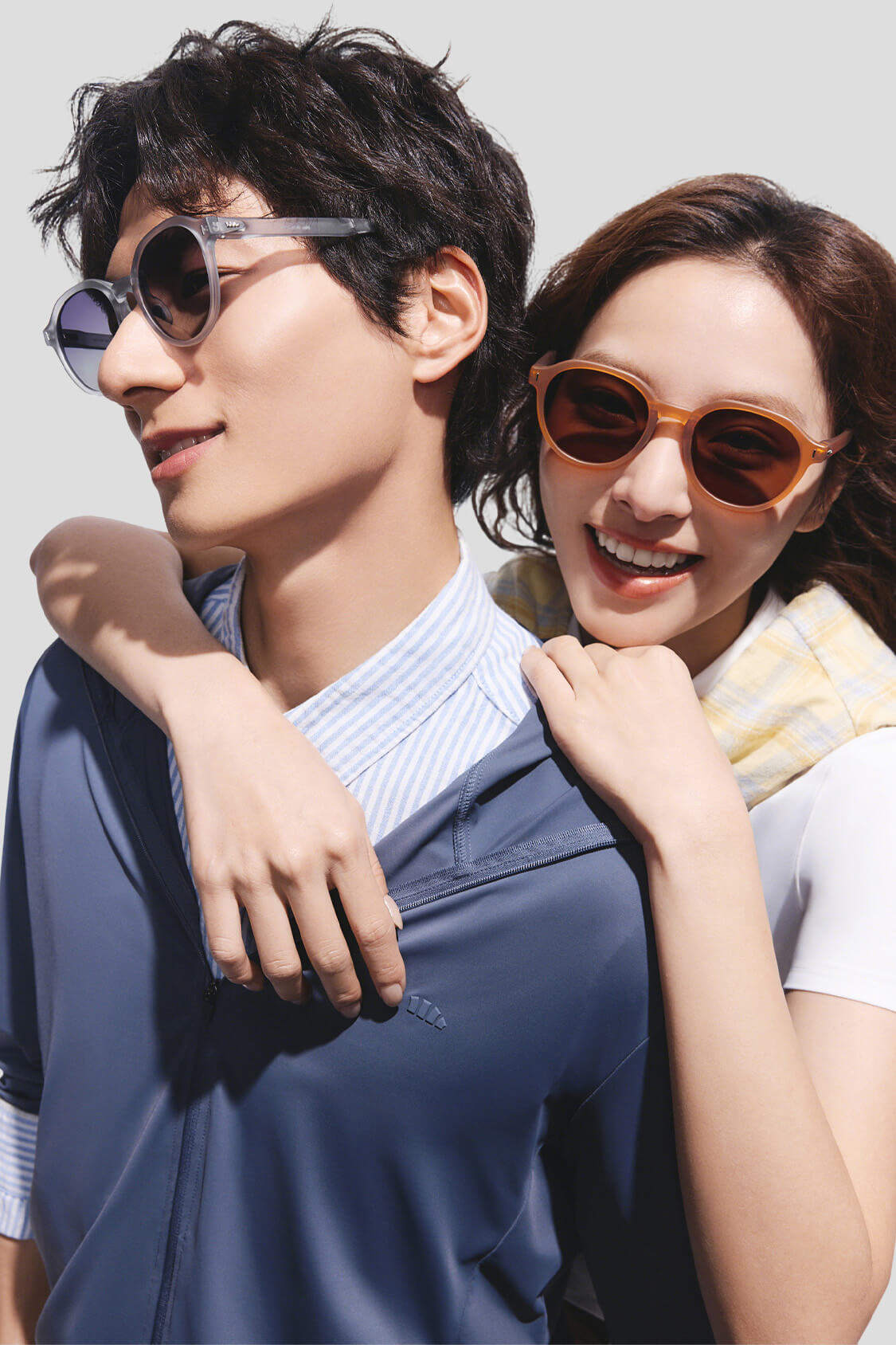 Small Round Frame Sunglasses UV 400 FD018