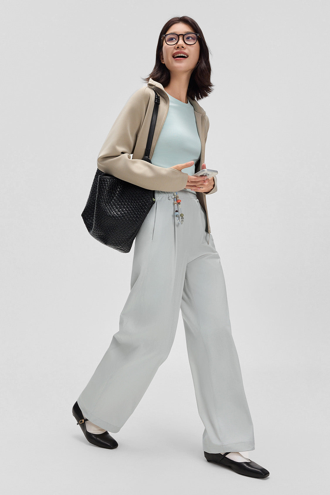 beneunder dewshield womens water repellent straight leg pants#color_gray