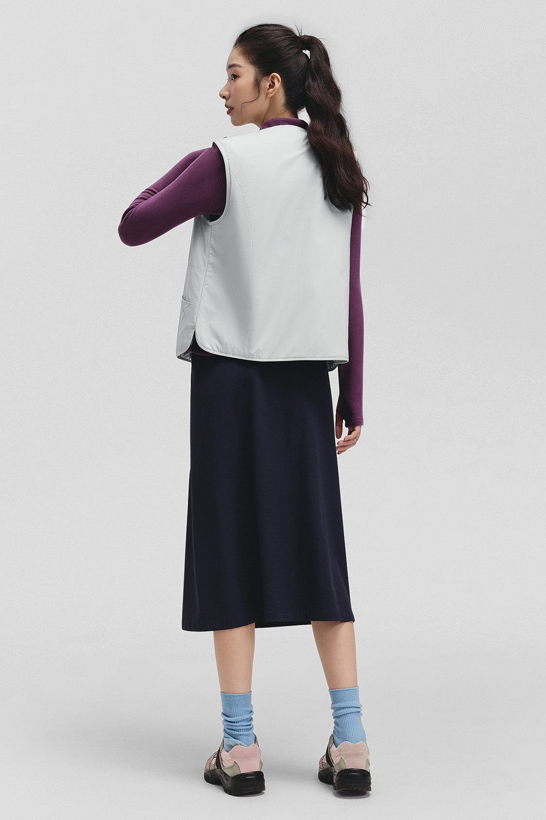 beneunder women's vest #color_gray