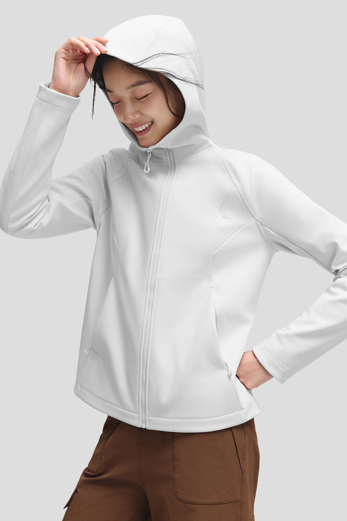 beneunder tritherm – women’s 3-in-1 hybrid insulated softshell jacket (extra warm) #color_gray