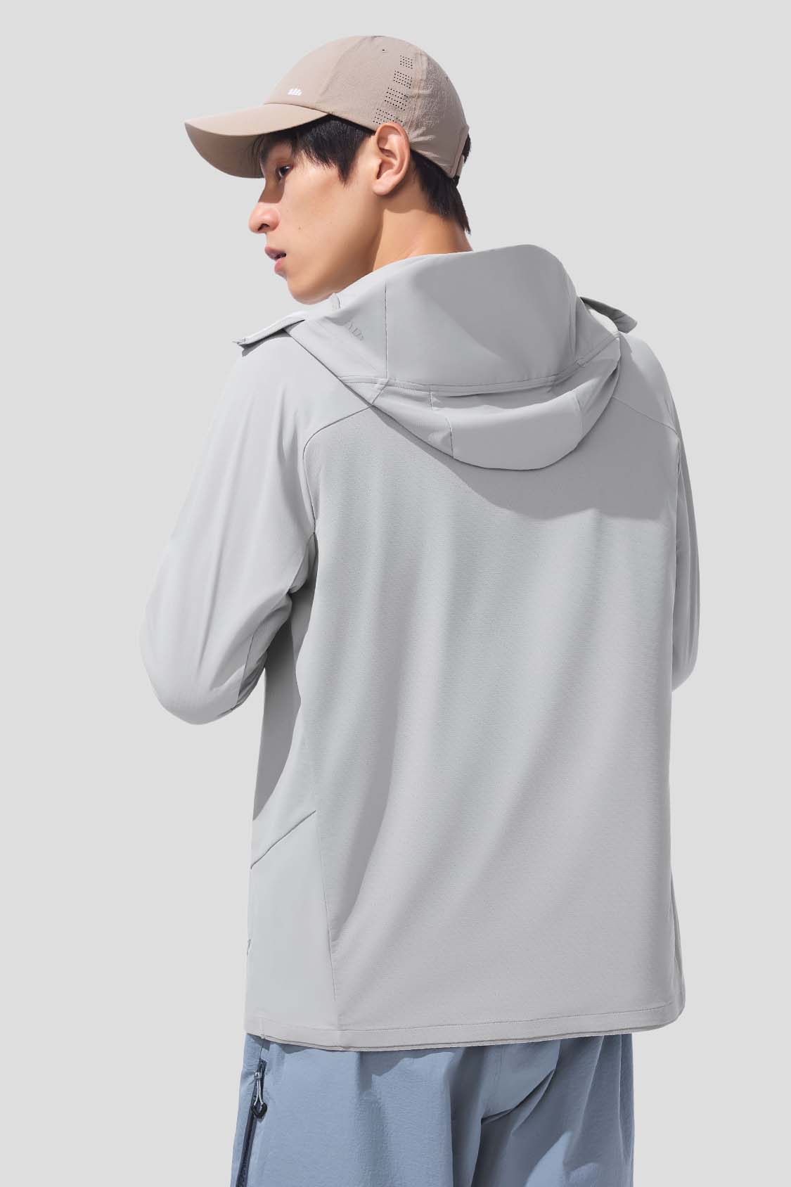 beneunder men's sun protection jacket #color_gray