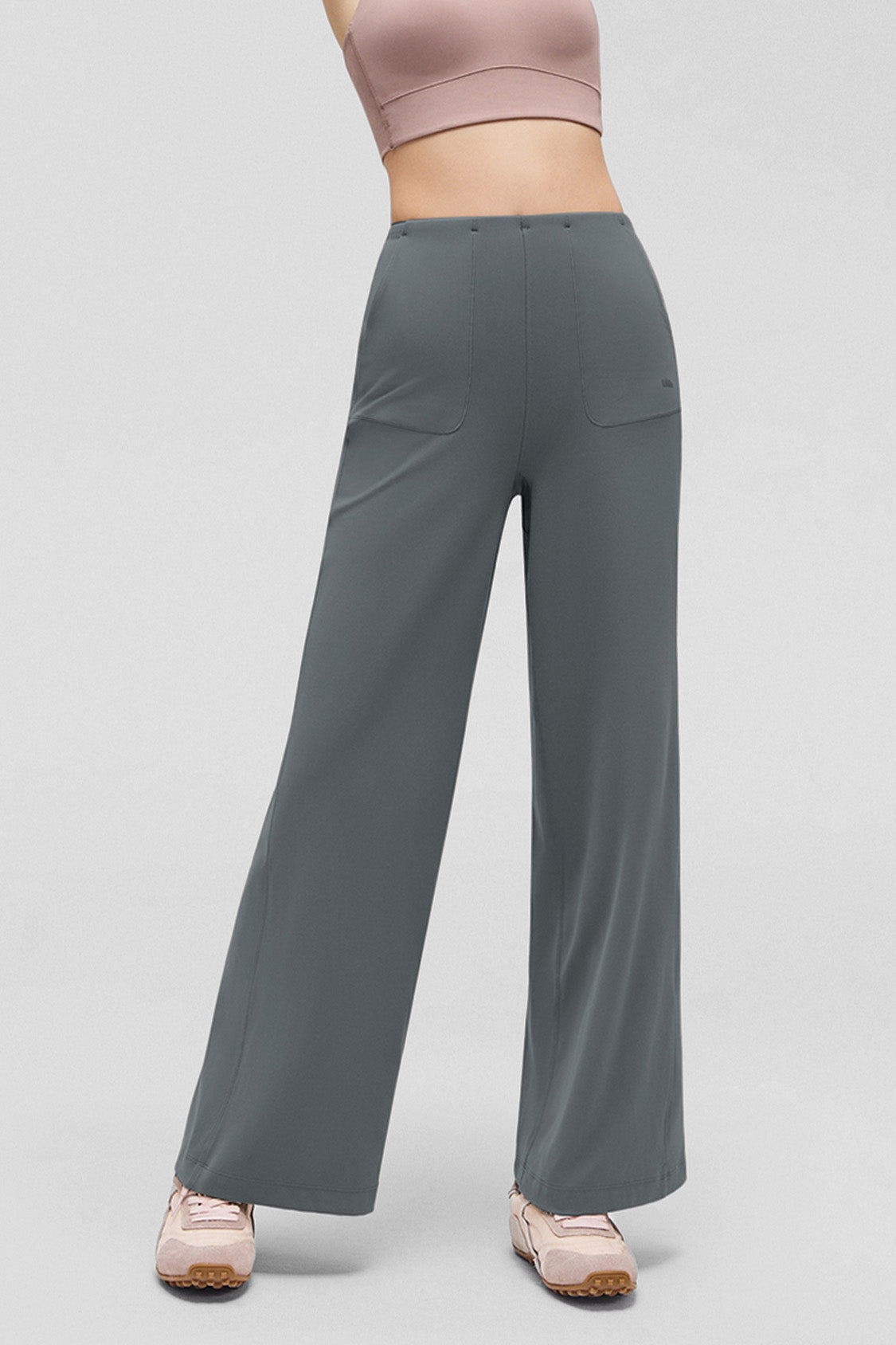 women’s high-stretch sculpting outdoor pants #color_gray