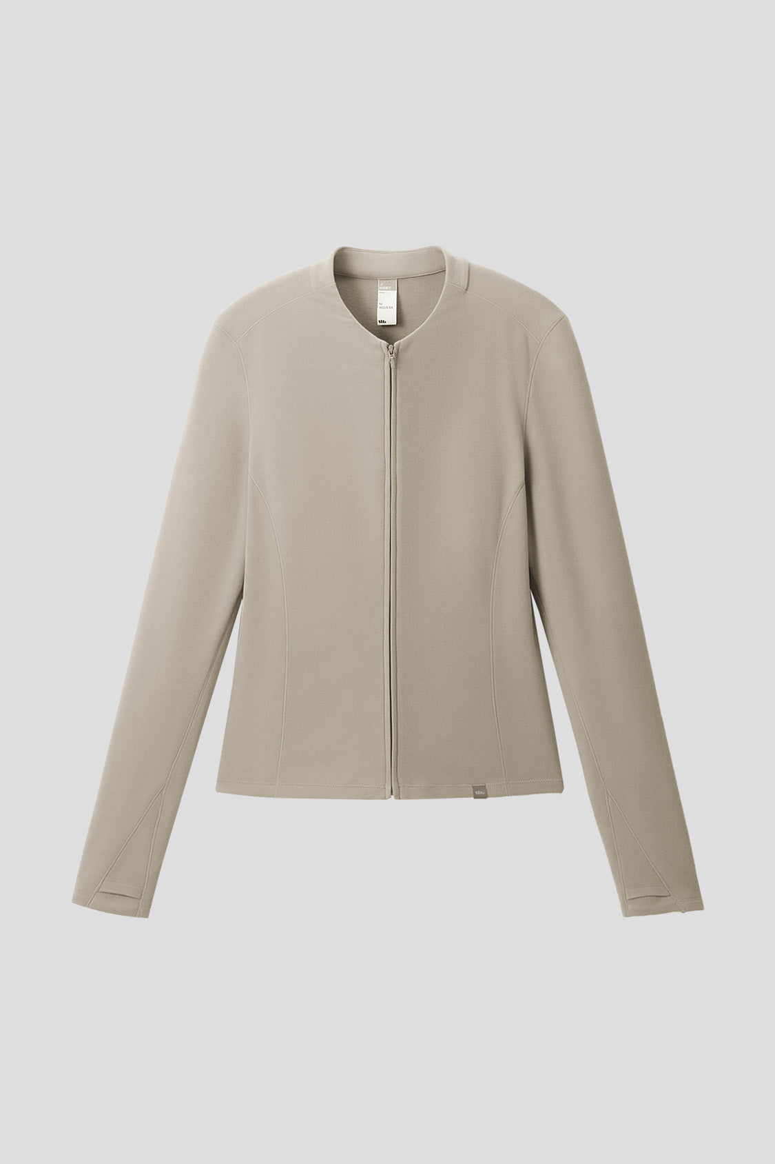 beneunder twintrail womens medium warmth double zip fleece base layer #color_light brown